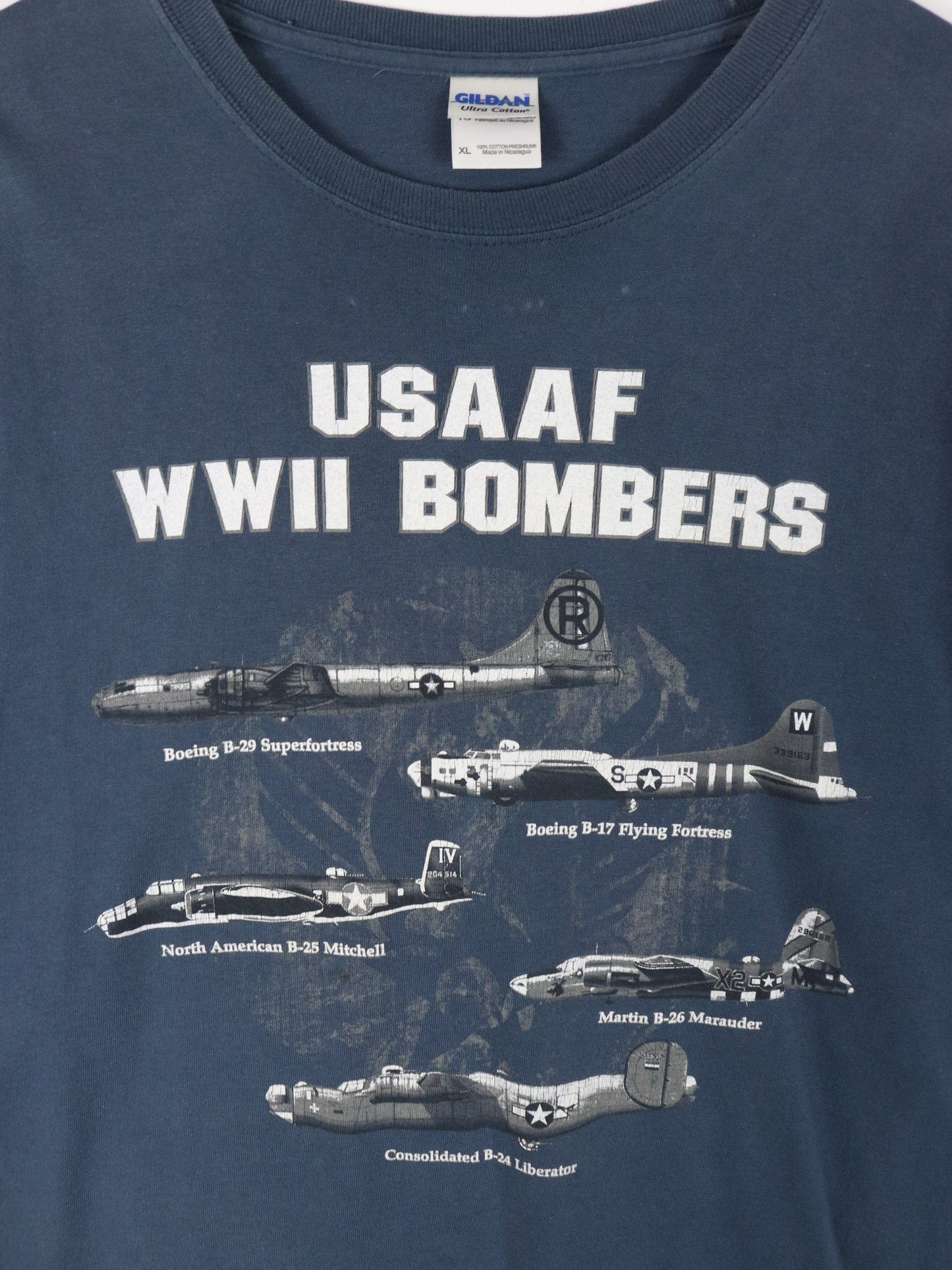 Other T-Shirts & Tank Tops USAAF WWII Bombers T Shirt Mens XL Blue