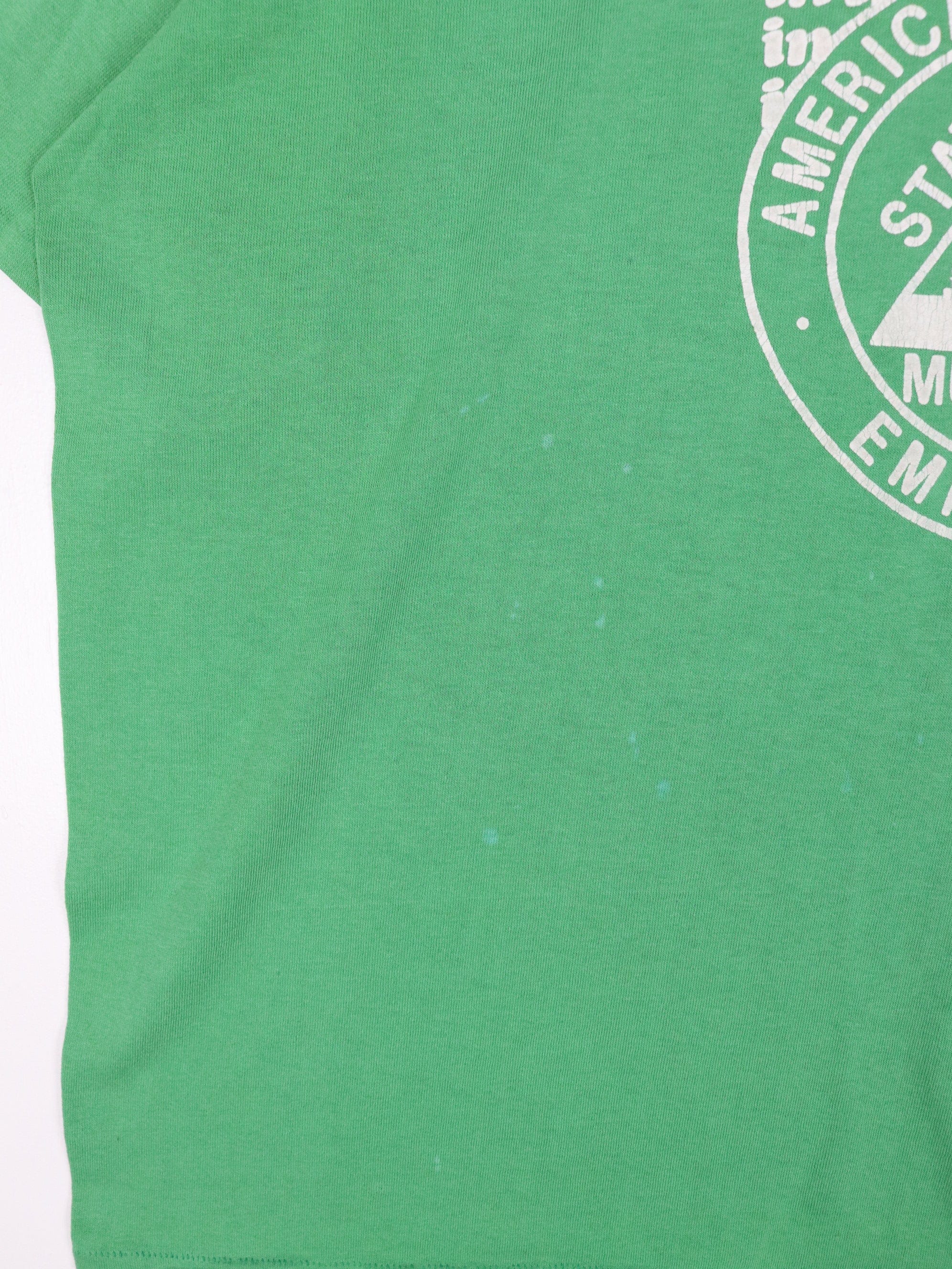 Vintage No Boundaries T Shirt Mens 2XL Green Camo Funny Y2K
