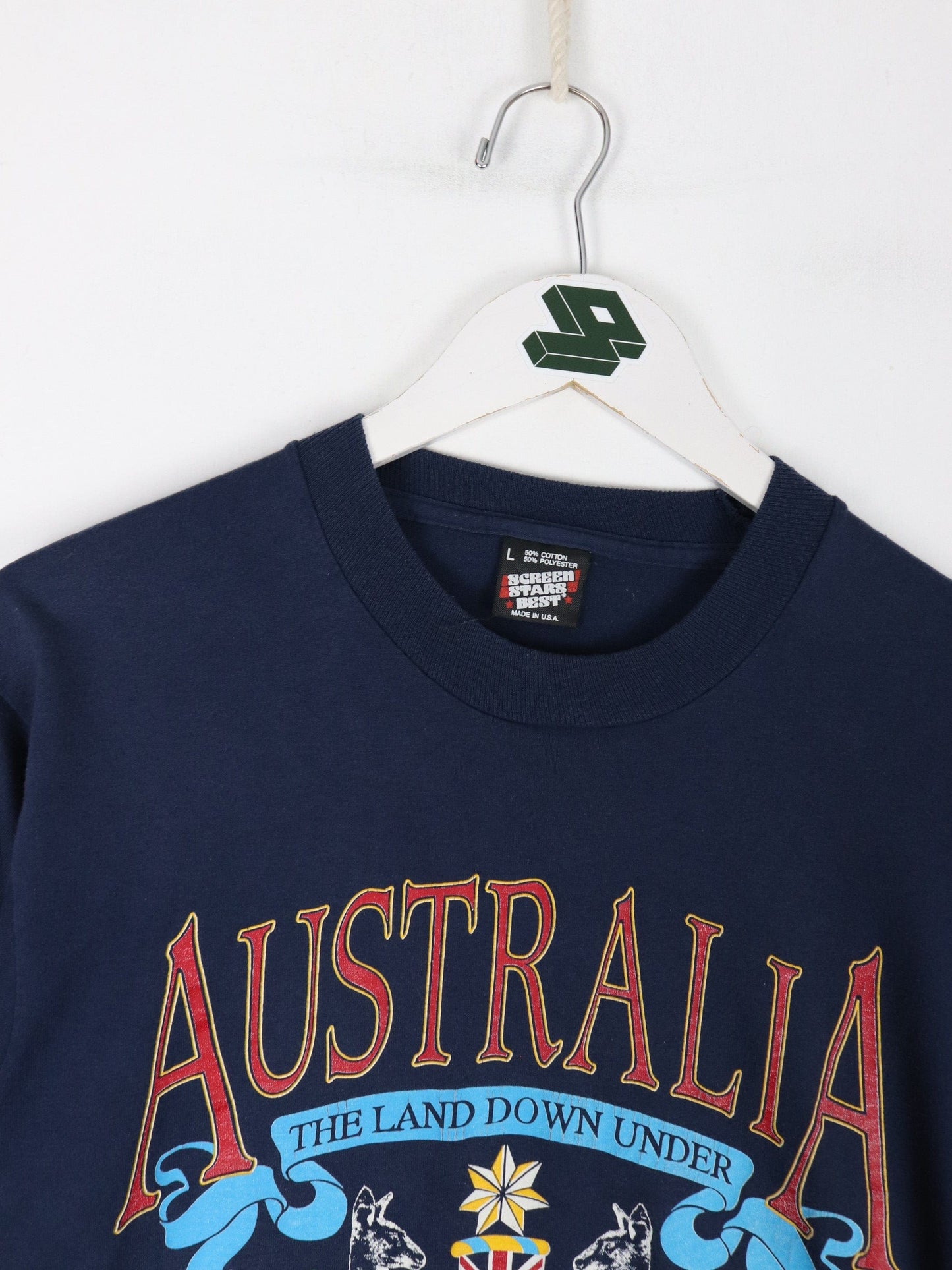 Other T-Shirts & Tank Tops Vintage Australia T Shirt Fits Mens Medium Blue 90s