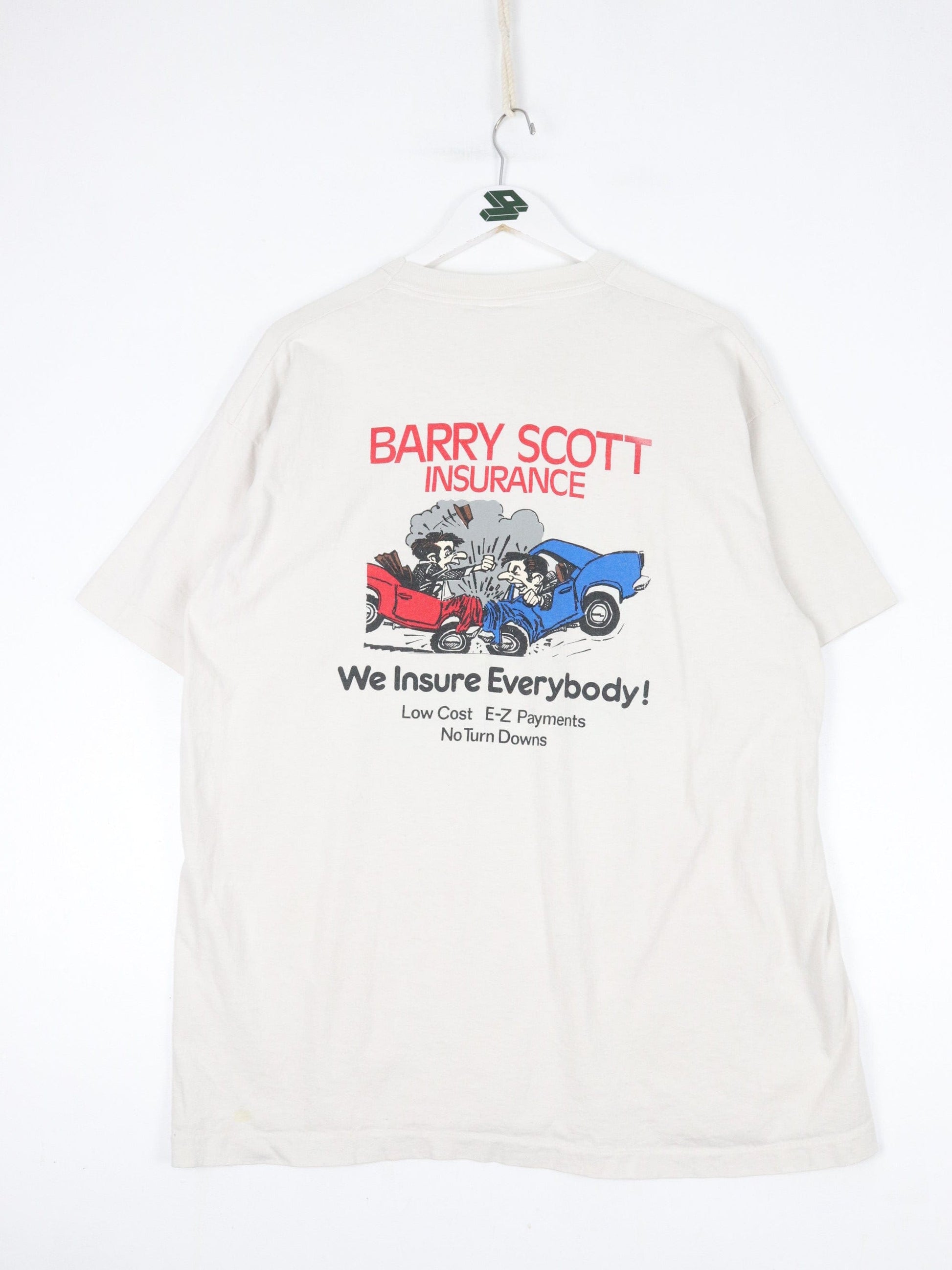 Other T-Shirts & Tank Tops Vintage Bobby Varin T Shirt Mens XL White 90s Dirt Racing