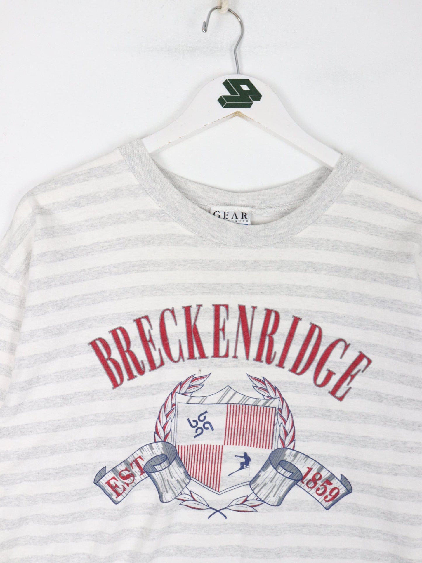 Other T-Shirts & Tank Tops Vintage Breckinridge T Shirt Fits Mens Large Grey Striped