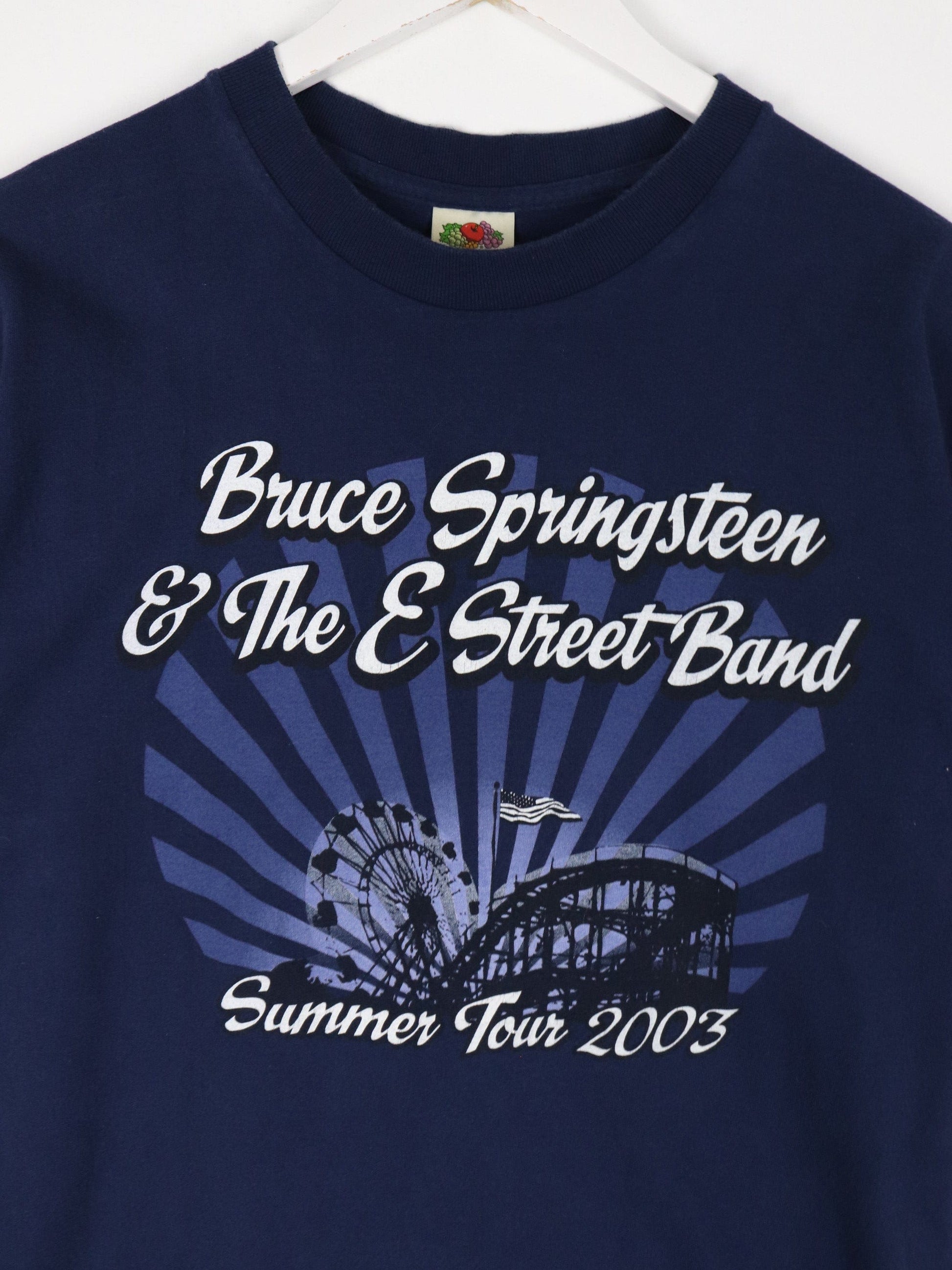 Other T-Shirts & Tank Tops Vintage Bruce Springsteeen & The E Street Band T Shirt Fits Mens Large Blue