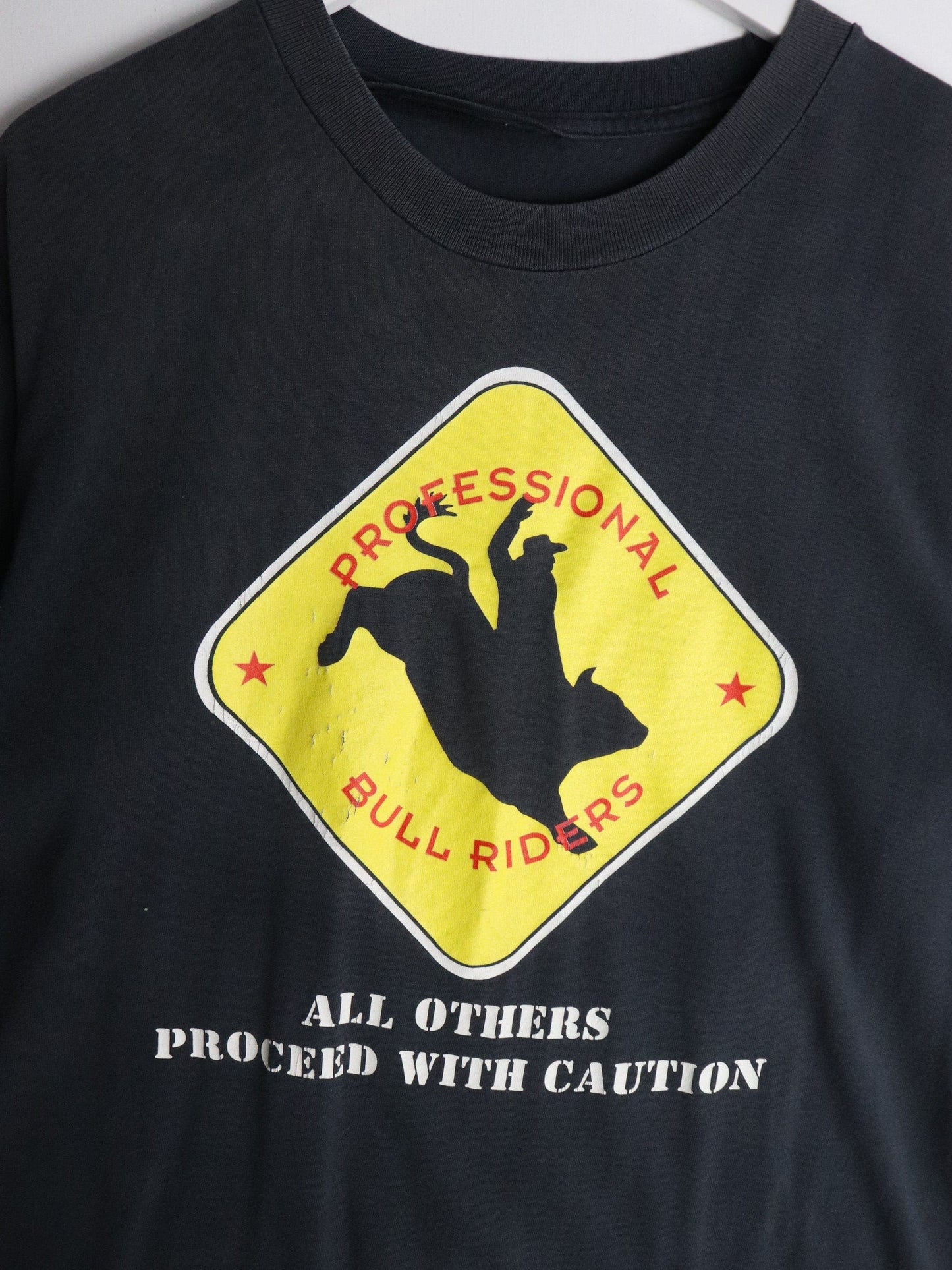 Other T-Shirts & Tank Tops Vintage Bull Riders T Shirt Mens Large Black Faded