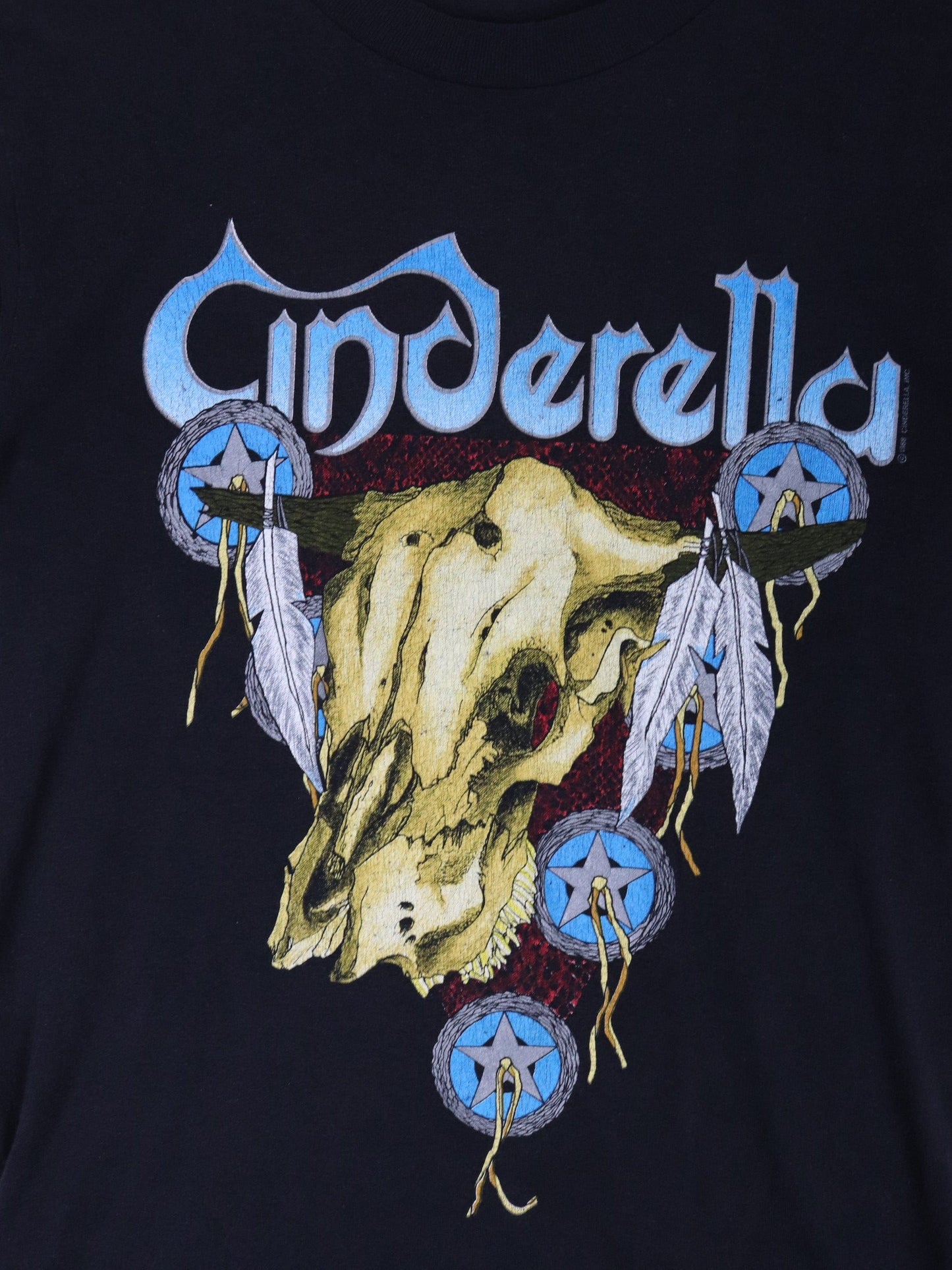 Other T-Shirts & Tank Tops Vintage Cinderella T Shirt Fits Mens Small Black 1988 Long Cold Winter Band Tour