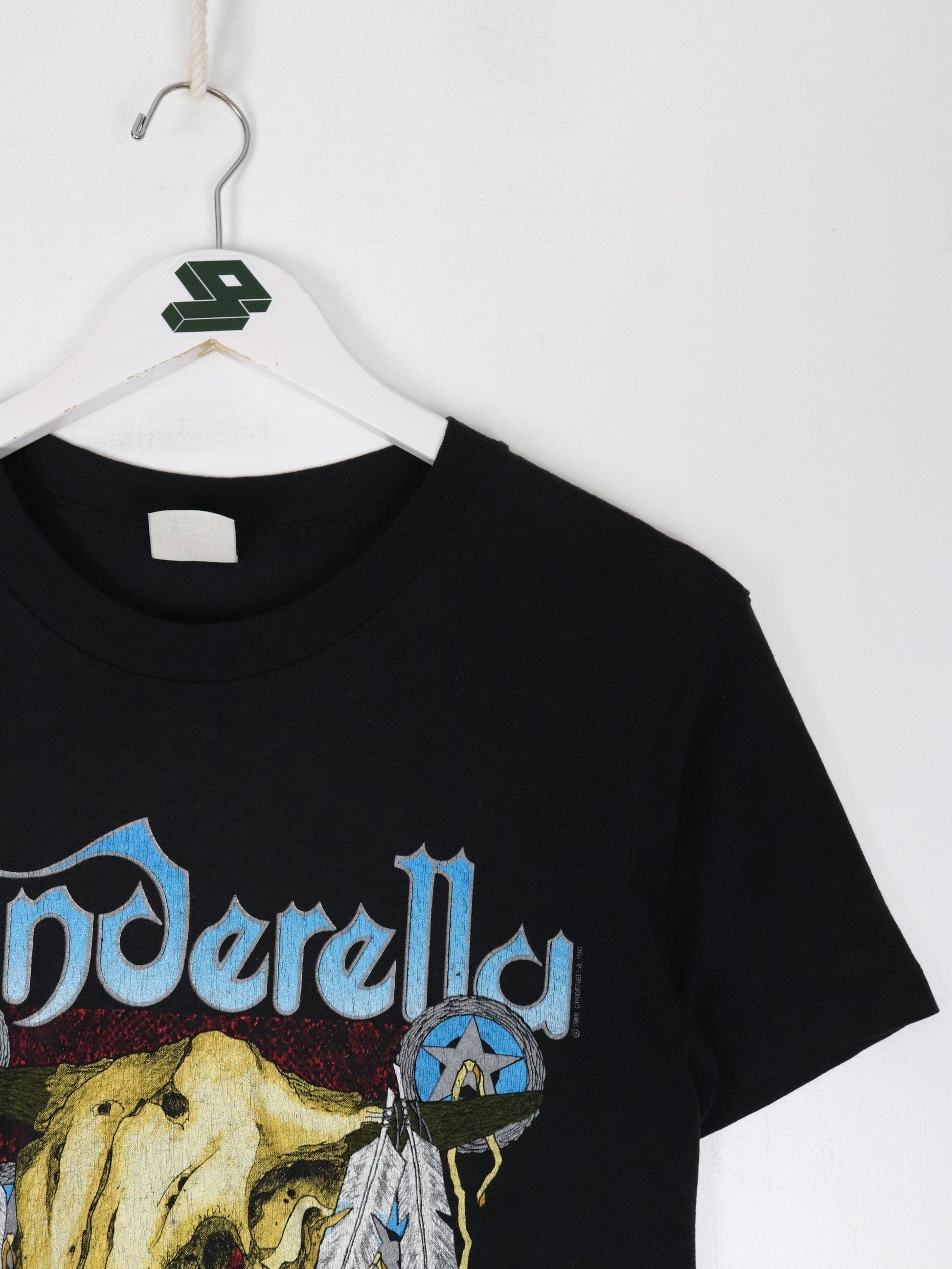 Other T-Shirts & Tank Tops Vintage Cinderella T Shirt Fits Mens Small Black 1988 Long Cold Winter Band Tour