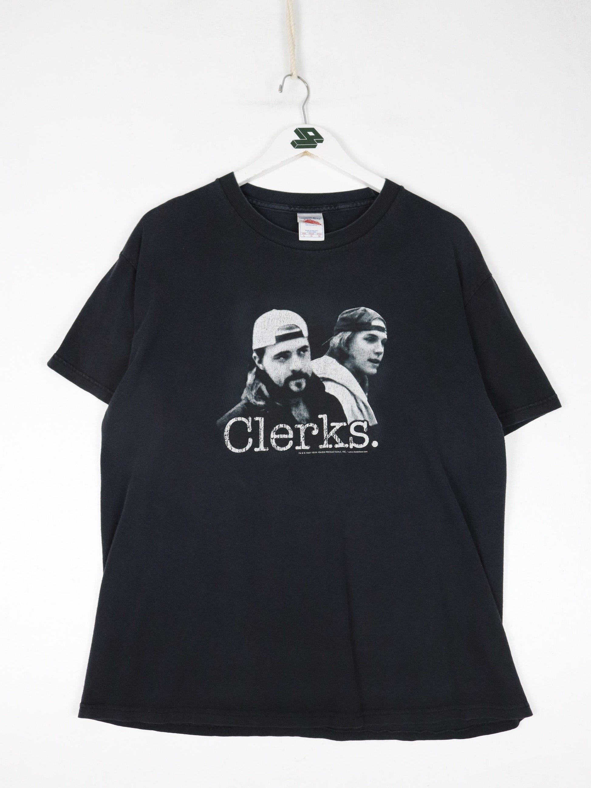 Other T-Shirts & Tank Tops Vintage Clerks T Shirt Mens Large Black Movie Promo 2006