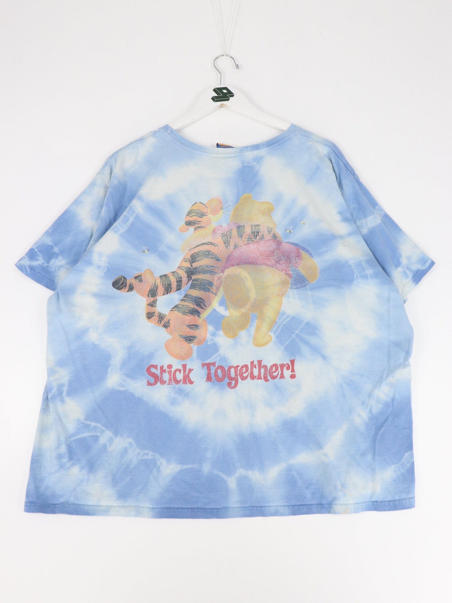 Other T Shirts & Tank Tops Vintage Disney T Shirt Womens 2X Blue Tie Dye Pooh Tigger Cartoon