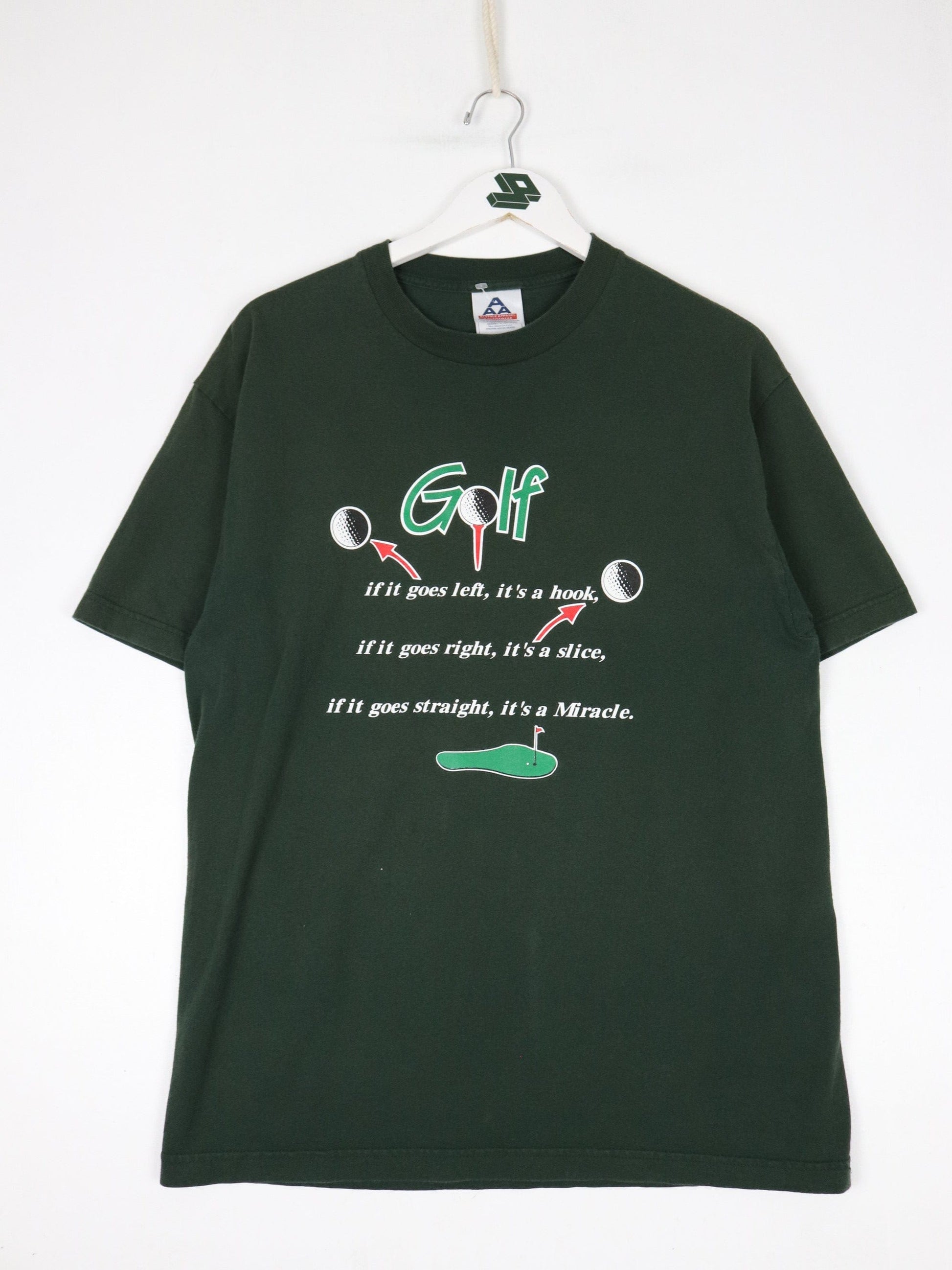 Other T-Shirts & Tank Tops Vintage Golf T Shirt Mens Large Green Funny