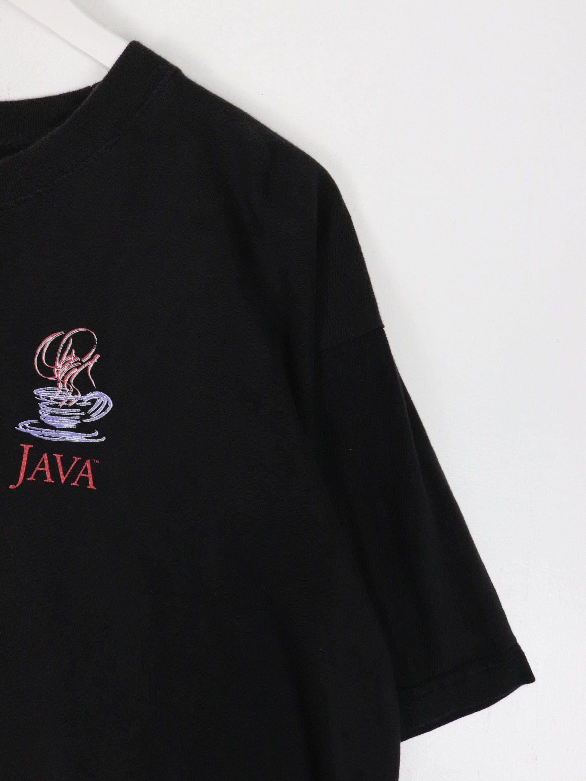 Other T-Shirts & Tank Tops Vintage Java Sun Microsystems T Shirt Mens XL Black 90s Promo