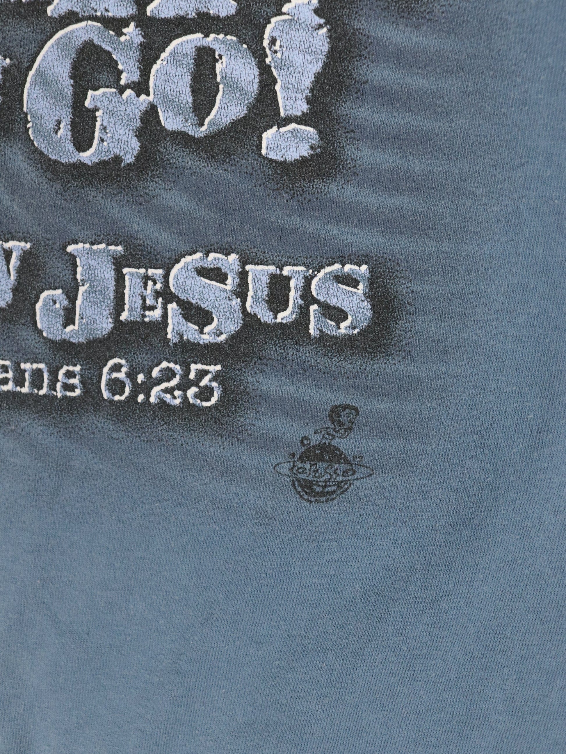 Other T-Shirts & Tank Tops Vintage Jesus T Shirt Mens Large Blue Christian Religion Quote