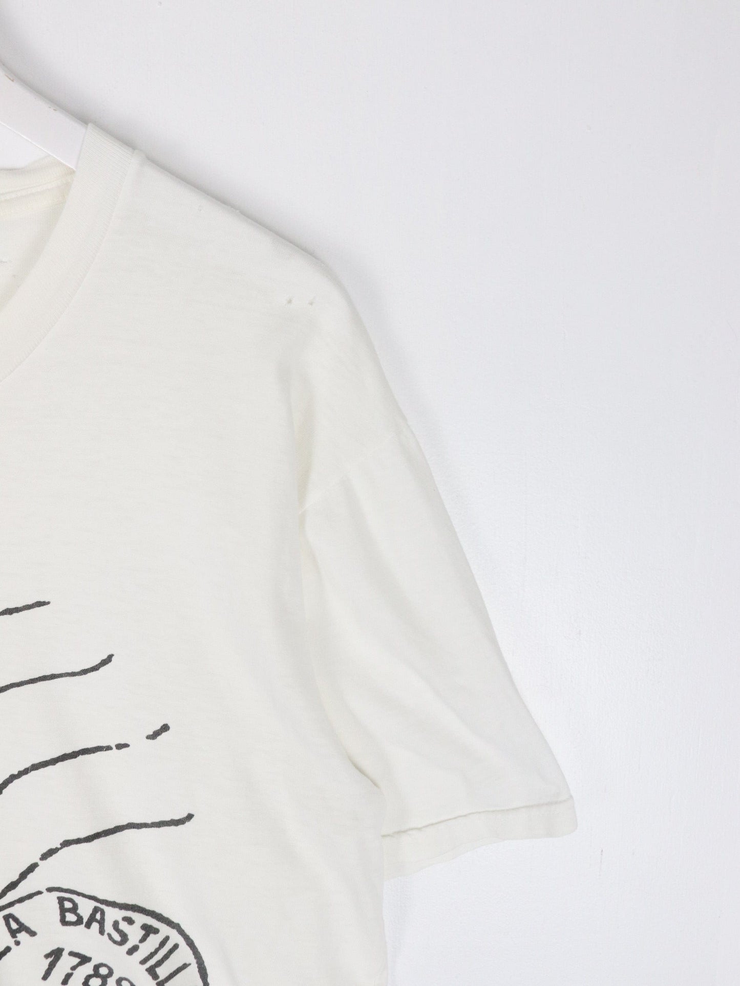 Other T-Shirts & Tank Tops Vintage La Bastille T Shirt Mens Short Large White 90s