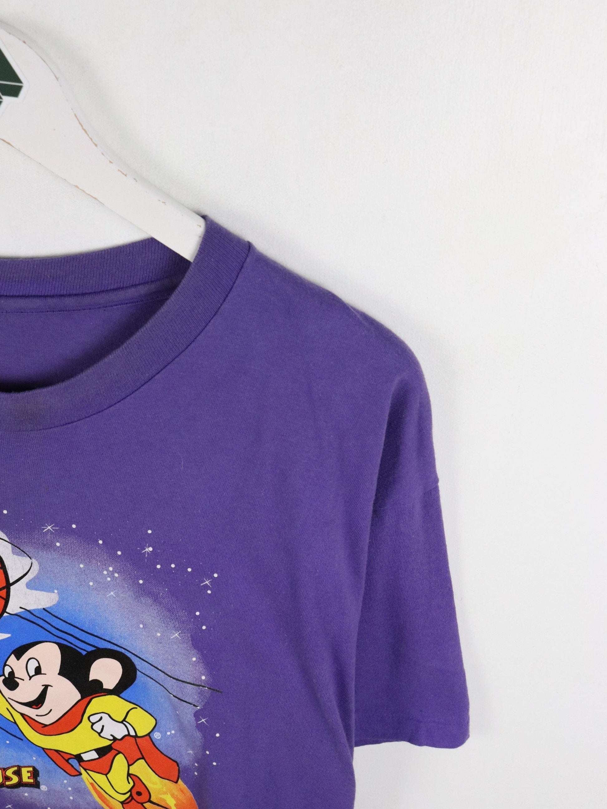Other T Shirts & Tank Tops Vintage Mighty Mouse T Shirt Mens Large Purple