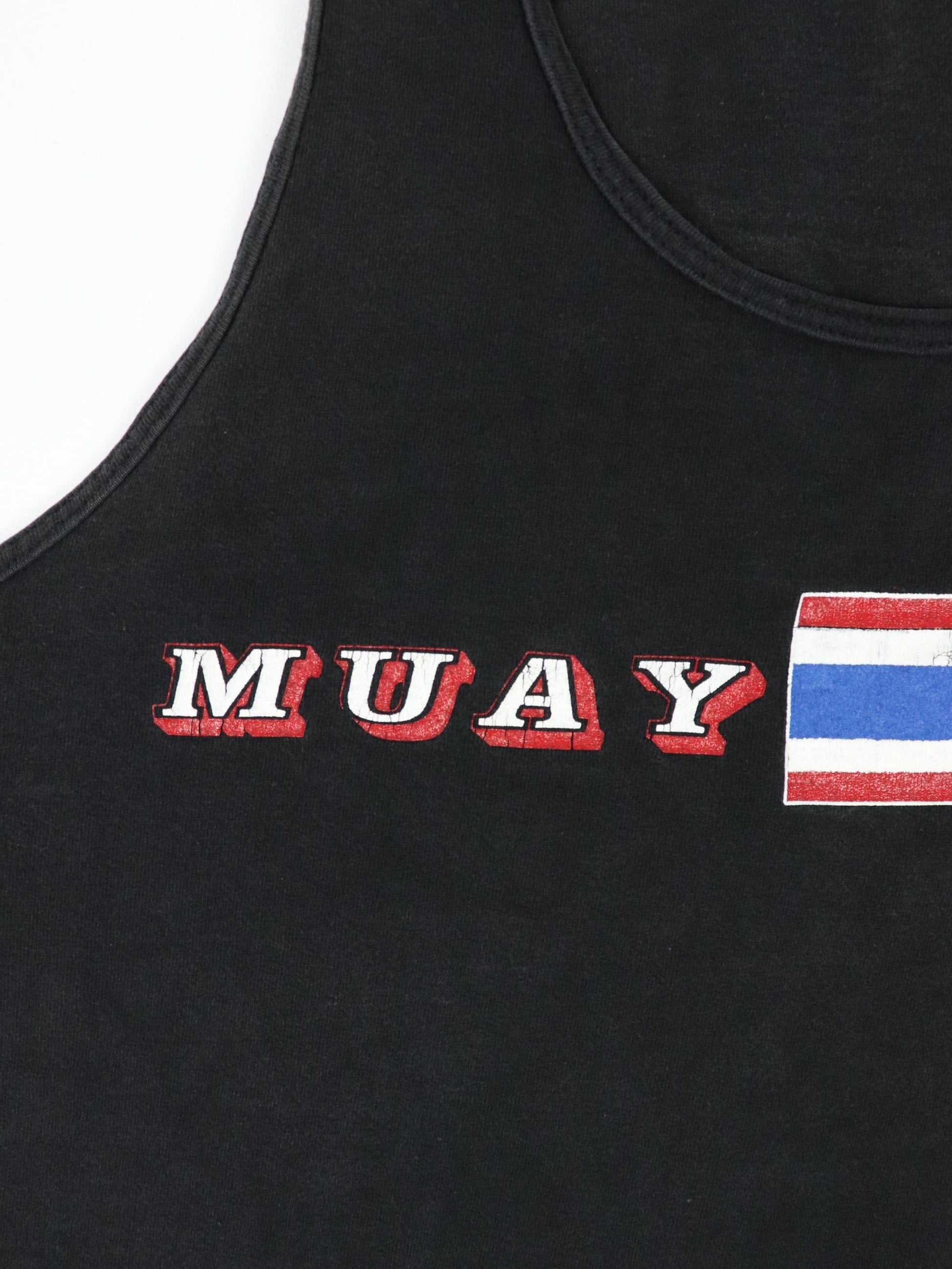 Other T Shirts & Tank Tops Vintage Muay Thai Tank Top Mens Large Black Martial Arts 90s