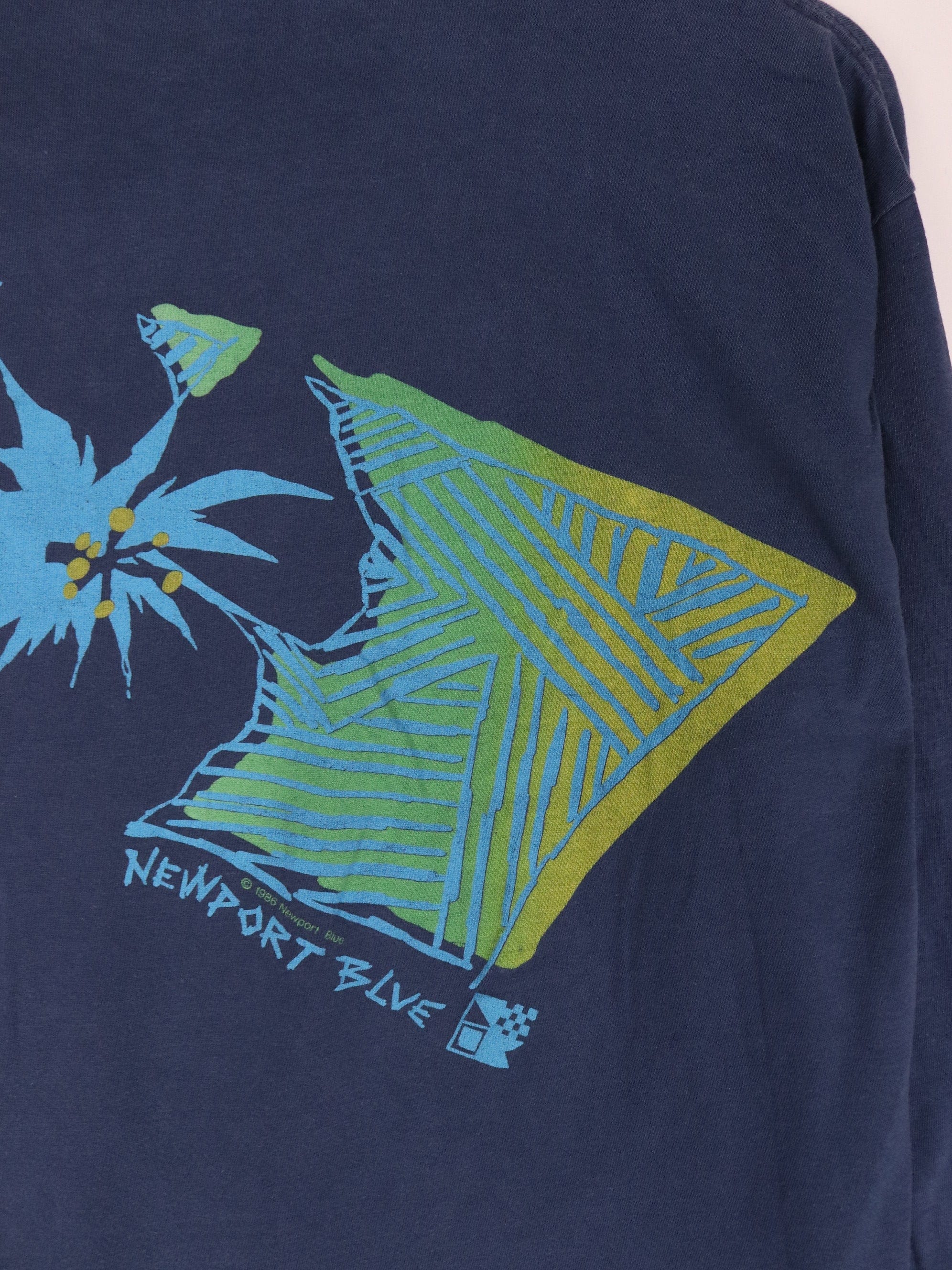 newport blue shirts vintage