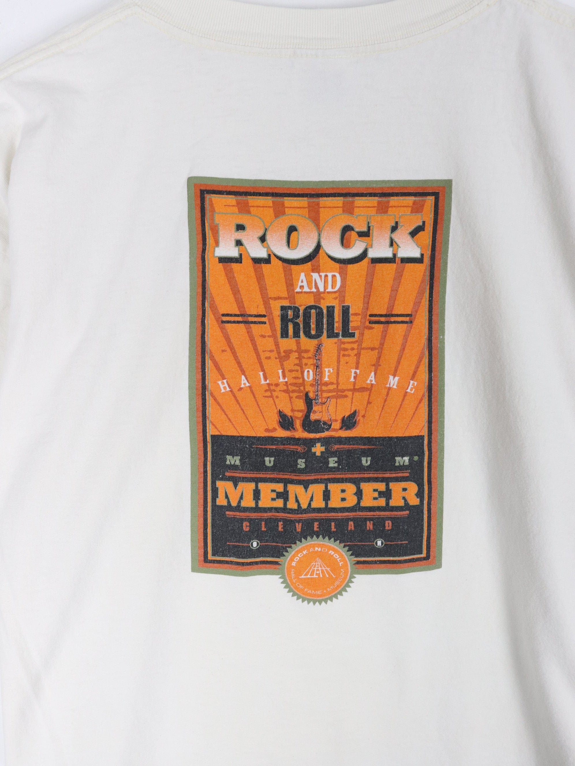 Vintage Rock & Roll Hall of Fame T Shirt Mens Xl White 90s – Proper Vintage