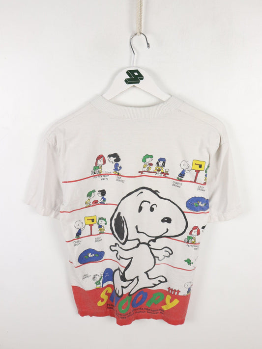 Other T Shirts & Tank Tops Vintage Snoopy T Shirt Youth M/L White