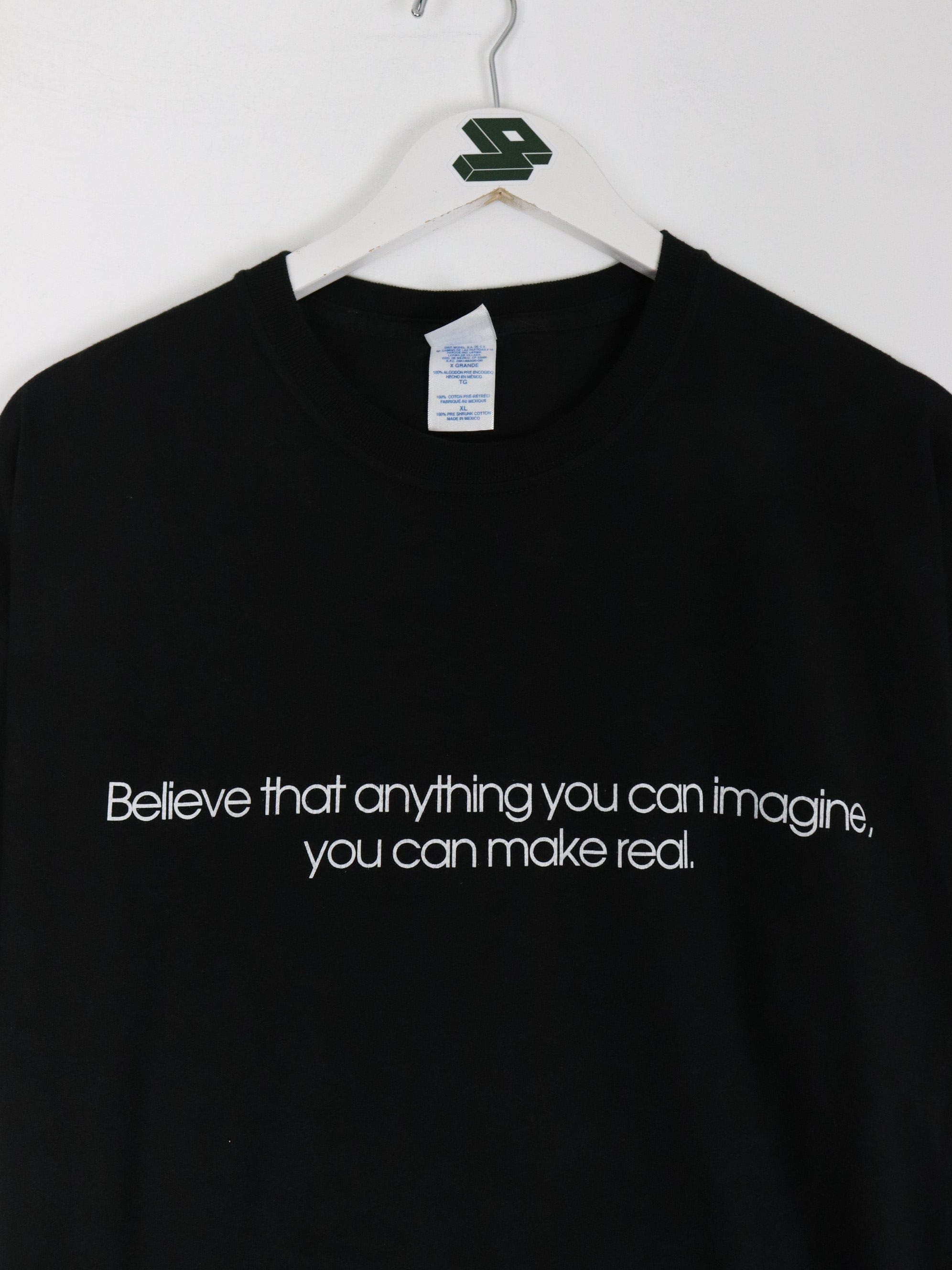 Vintage Sony T Shirt Mens XL Black Make Believe Promo Y2K