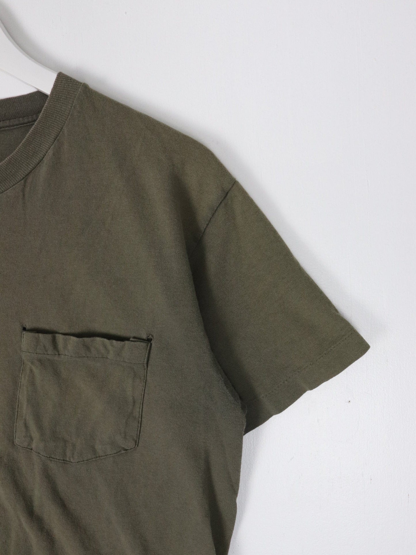 Other T-Shirts & Tank Tops Vintage T Shirt Mens Small Green Pocket Blank 90s