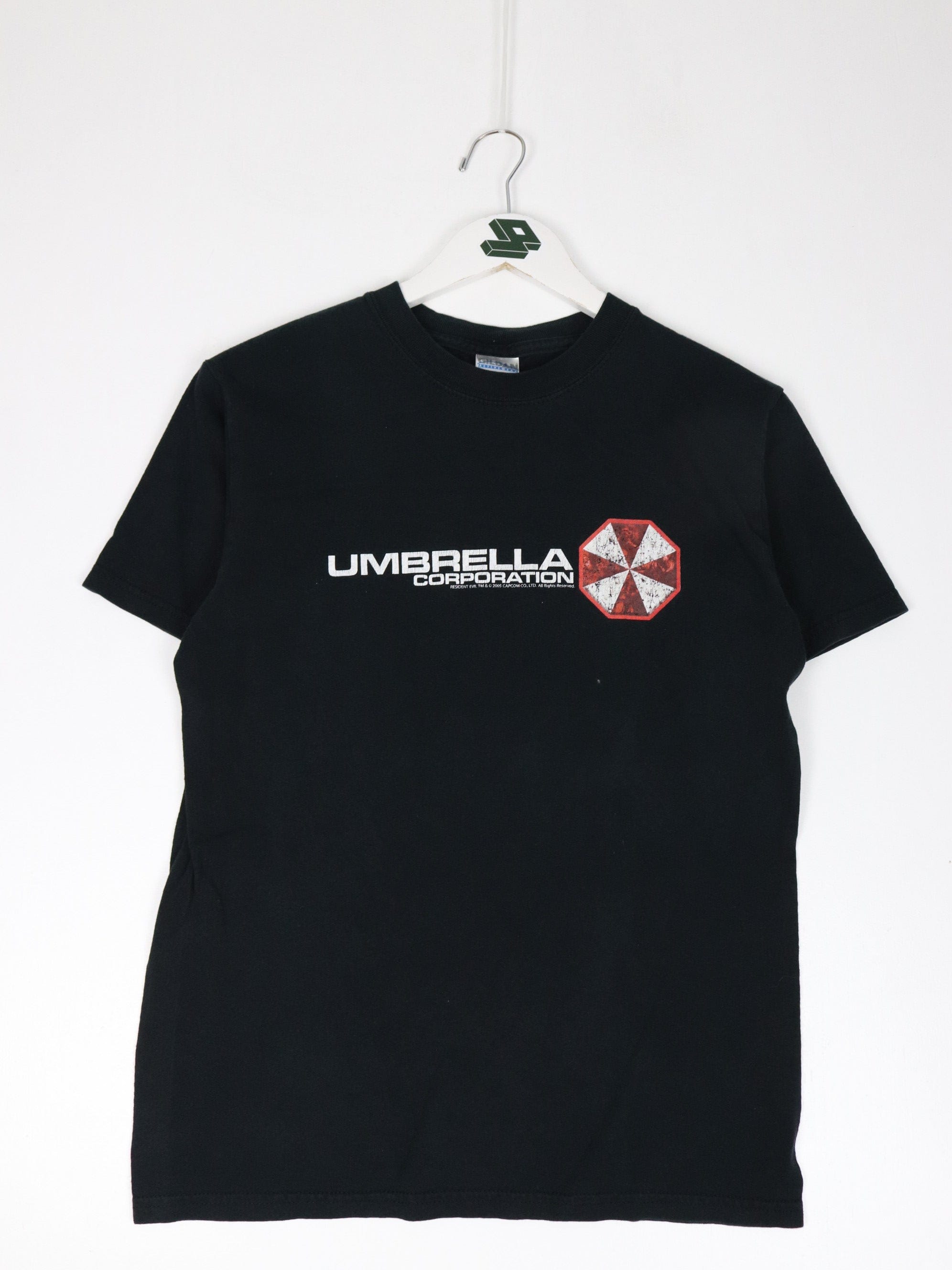 Vintage Umbrella Corporation T Shirt Mens Small Black Resident Evil Vi ...