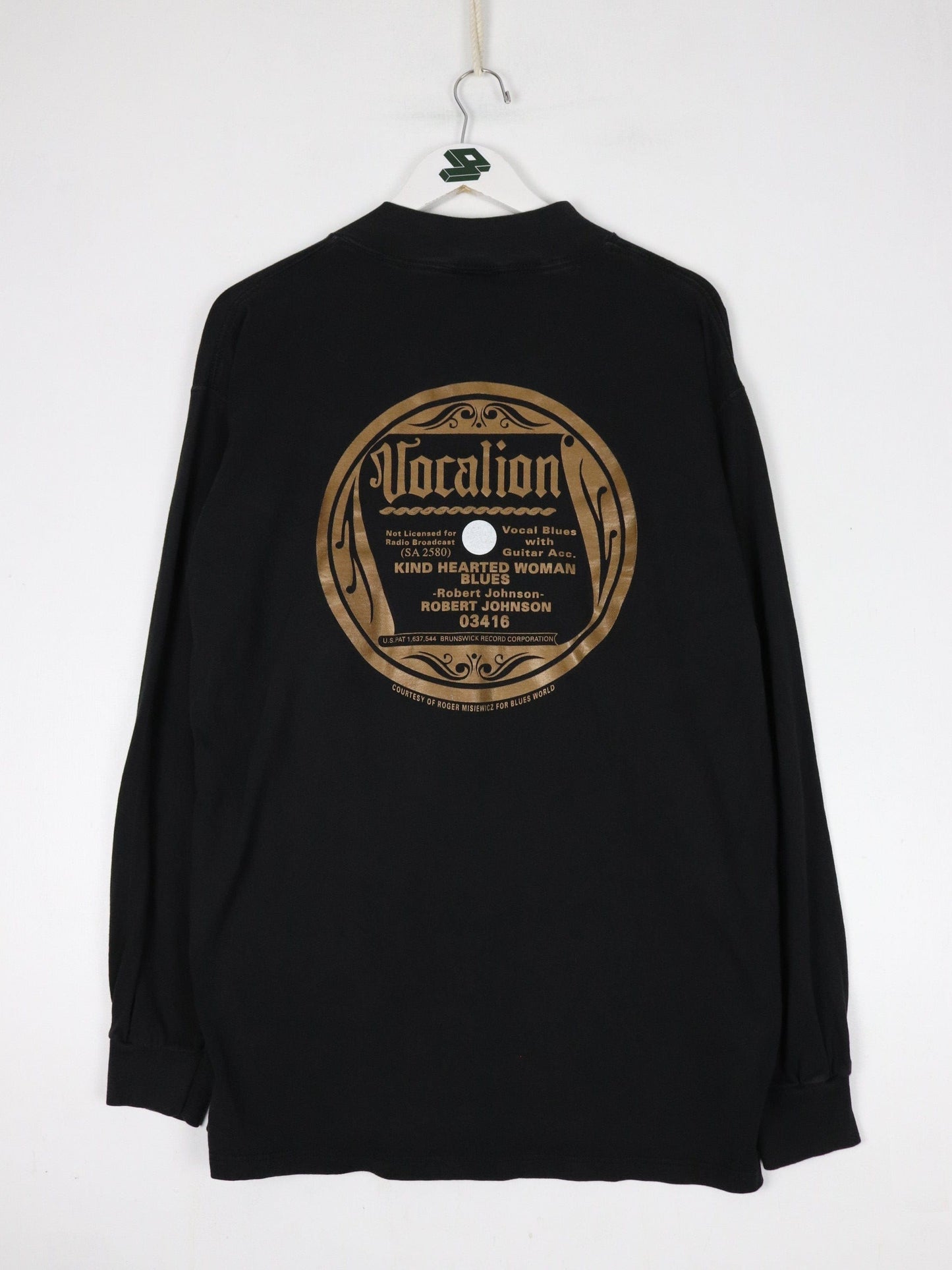 Other T-Shirts & Tank Tops Vintage Vocalion T Shirt Mens XL Black Long Sleeve