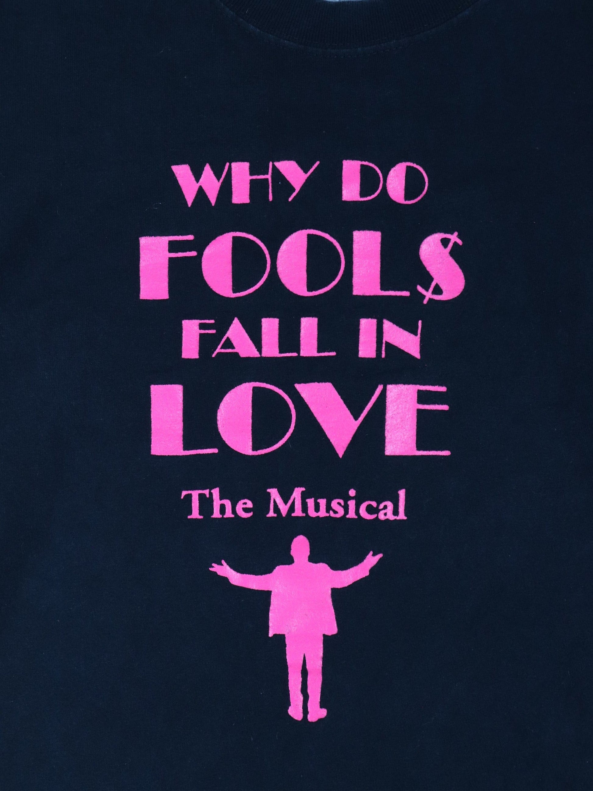 Other T-Shirts & Tank Tops Why Do Fools Fall In Love T Shirt Mens L Musical