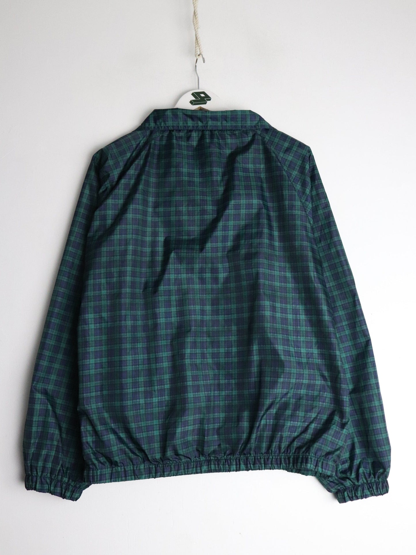 Other Windbreakers Vintage Jerzees Windbreaker Mens Medium Green Plaid