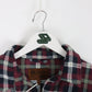 Outback Shirt Womens XL Pink Plaid Fleece Button Up Outdoors from propervintagecanada