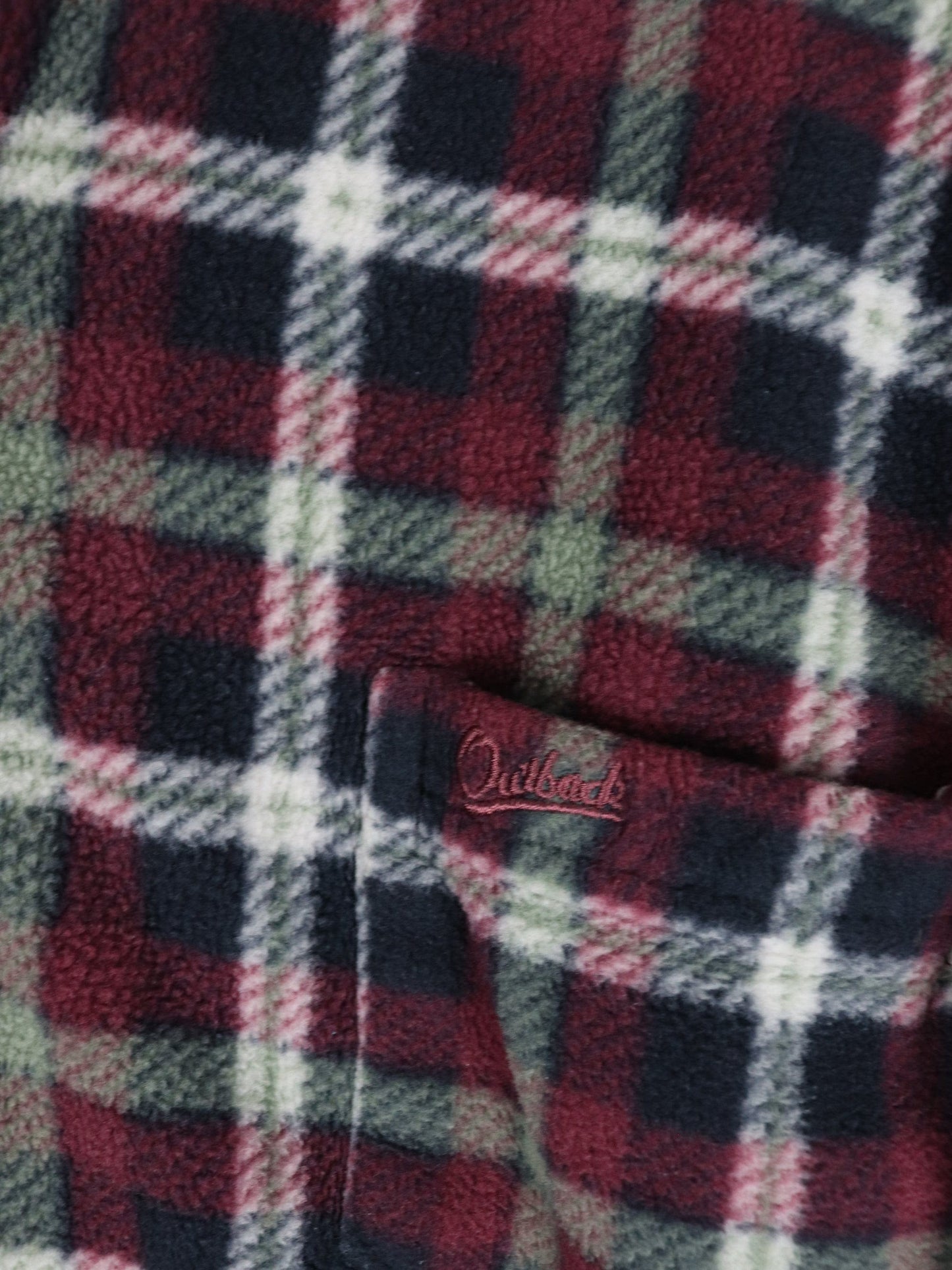 Outback Shirt Womens XL Pink Plaid Fleece Button Up Outdoors from propervintagecanada