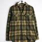 Outdoor Life Shirt Mens Medium Green Flannel from propervintagecanada
