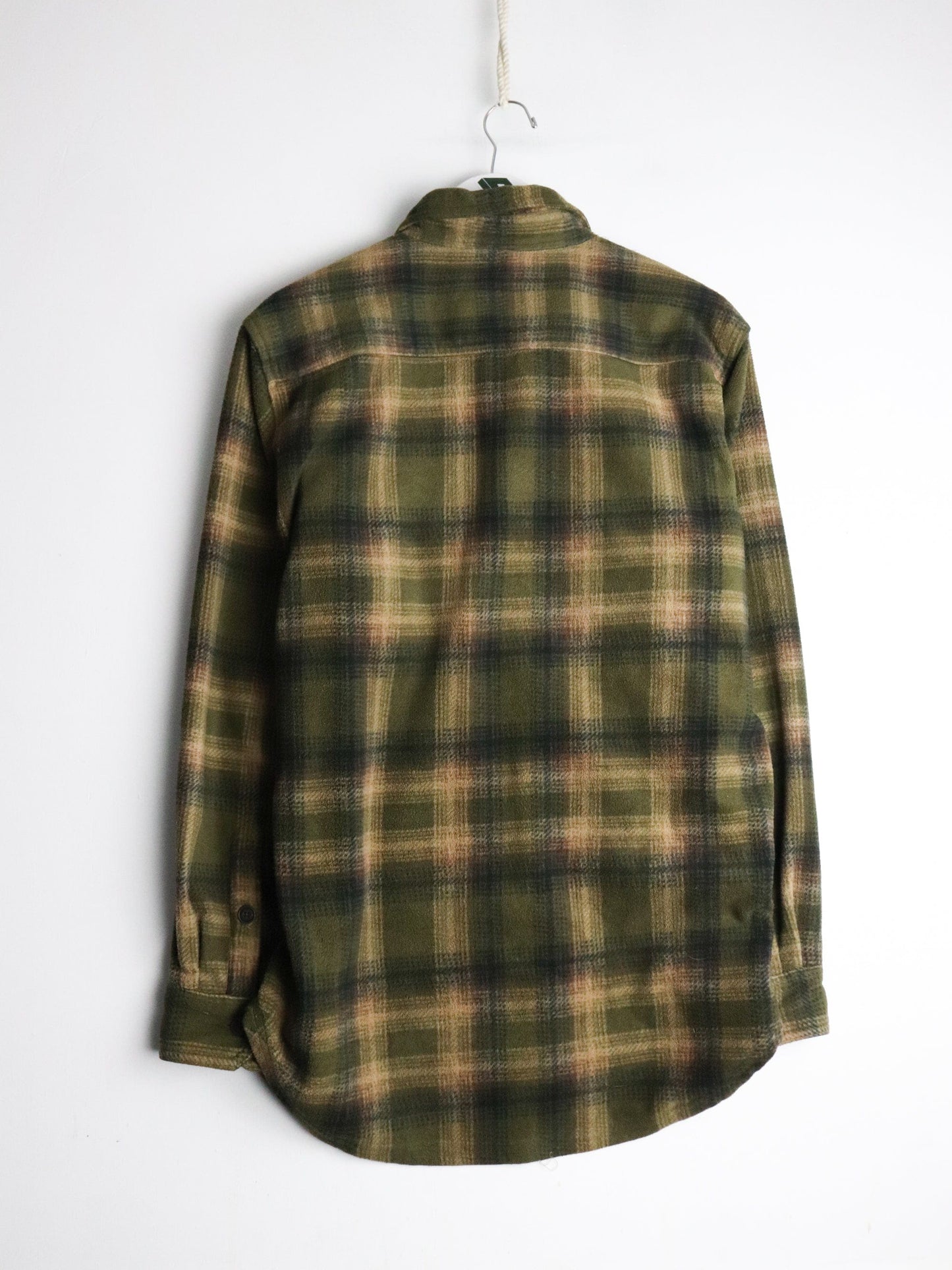 Outdoor Life Shirt Mens Medium Green Flannel from propervintagecanada