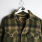 Outdoor Life Shirt Mens Medium Green Flannel from propervintagecanada