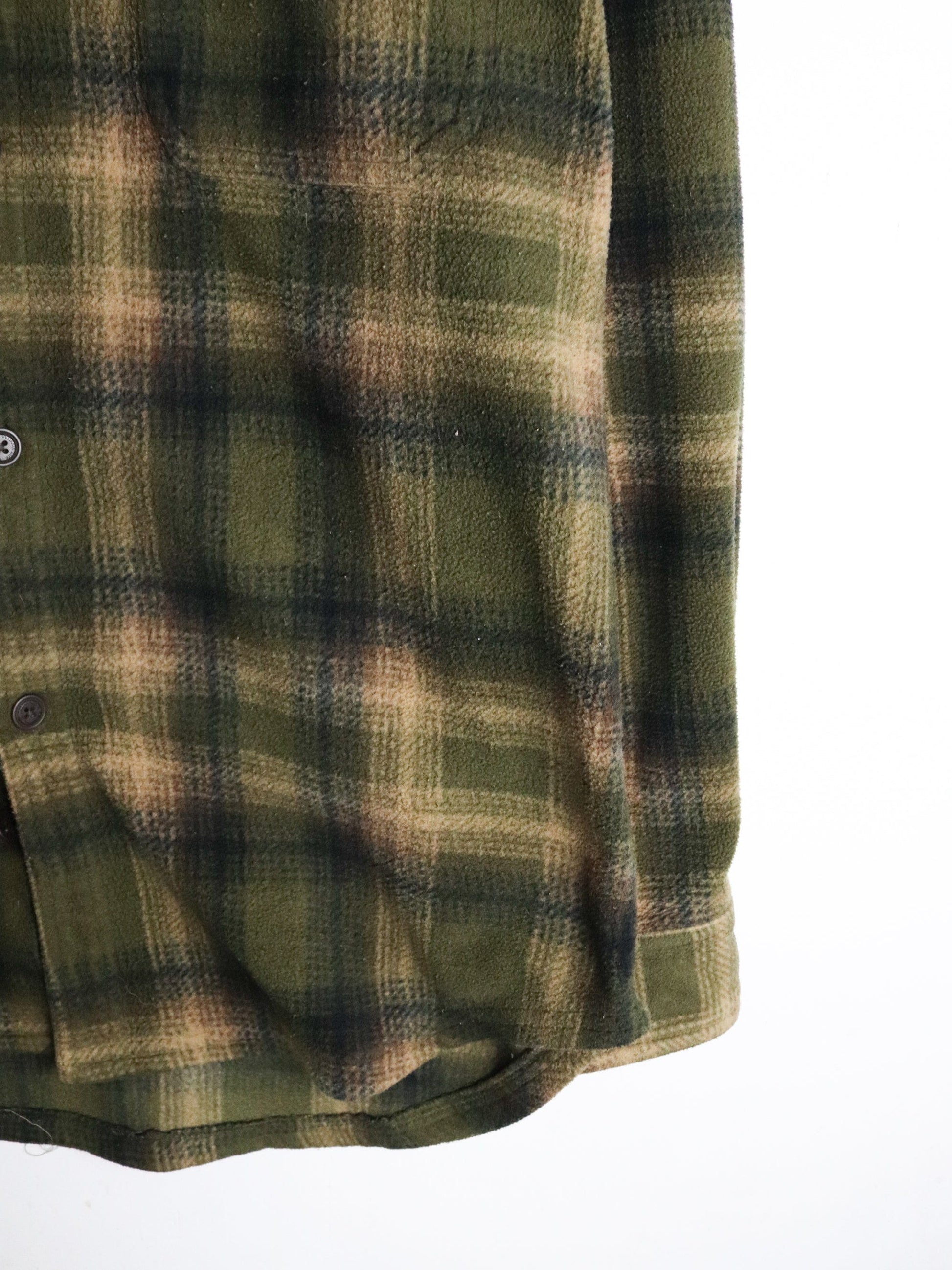 Outdoor Life Shirt Mens Medium Green Flannel from propervintagecanada