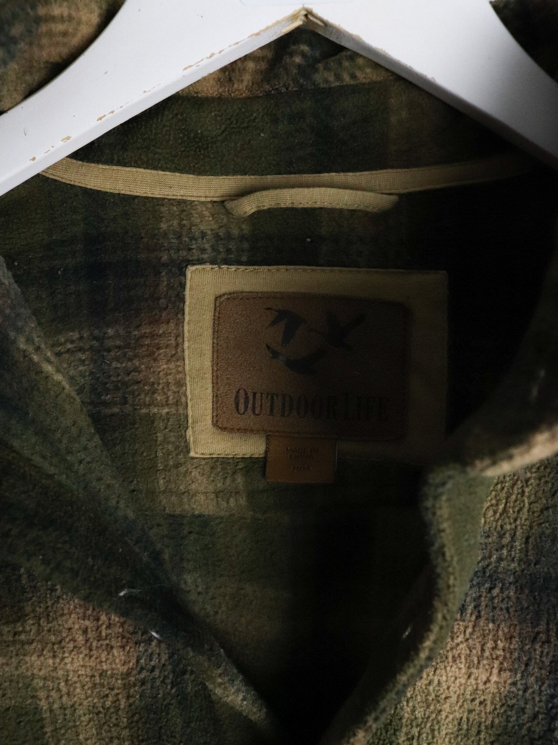 Outdoor Life Shirt Mens Medium Green Flannel from propervintagecanada