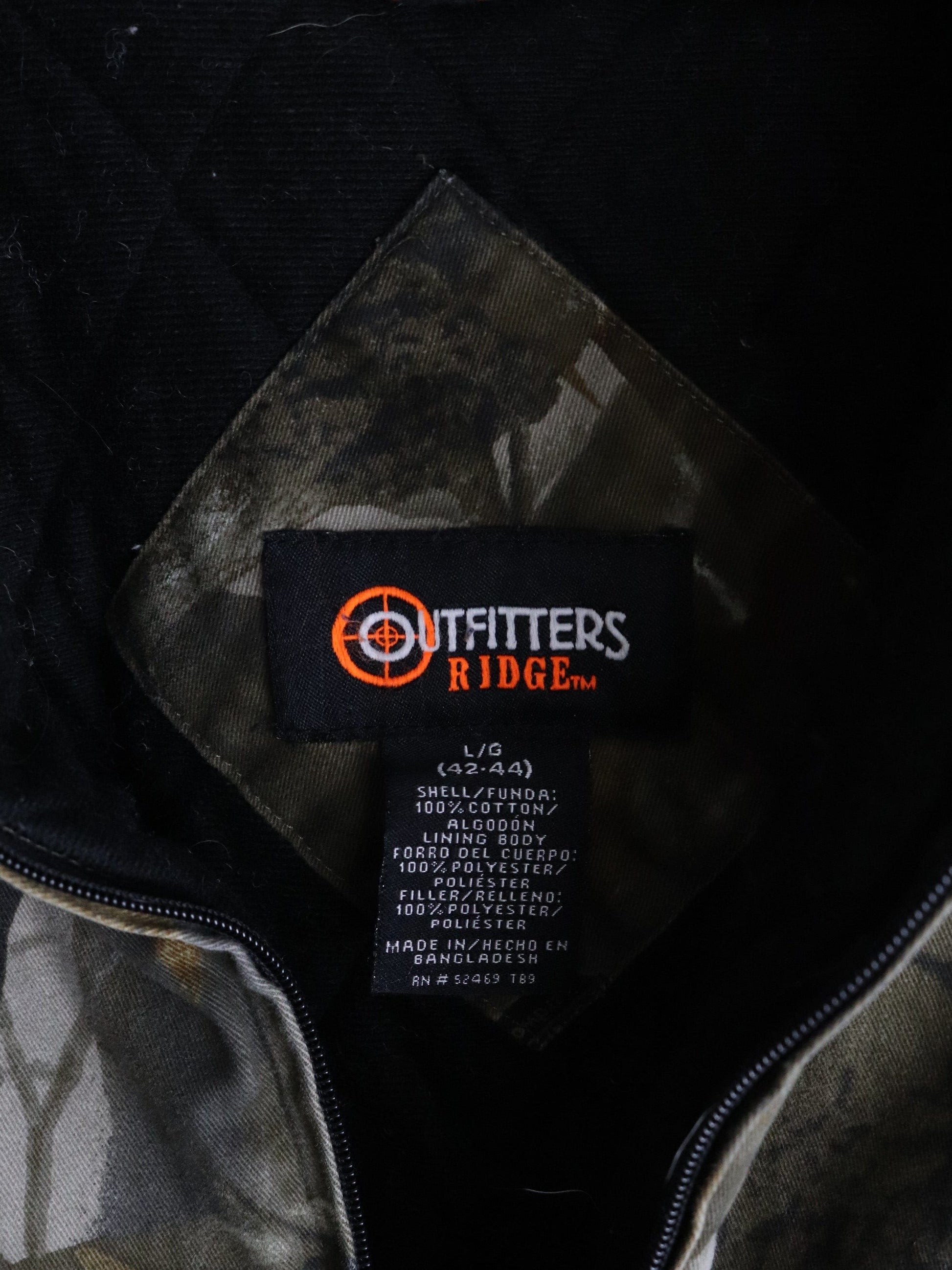 Outfitters Ridge Jacket Mens Large Green Tree Camo from propervintagecanada