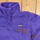 Patagonia Clothing > Gender Neutral Adult Clothing > Hoodies & Sweatshirts > Sweatshirts Vintage 1990s Patagonia Outdoor Quarter Button Snap Fleece Women's S