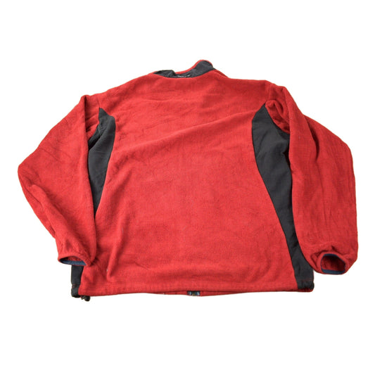 Patagonia Clothing > Gender Neutral Adult Clothing > Hoodies & Sweatshirts > Sweatshirts Vintage 1990s Patagonia Red Fleece Zip Up Sweater Men's Large