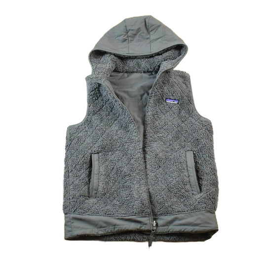 Patagonia Clothing > Gender Neutral Adult Clothing > Hoodies & Sweatshirts > Sweatshirts Vintage 1990s Patagonia Reversible Fleece Hooded Sweater Vest Men's S