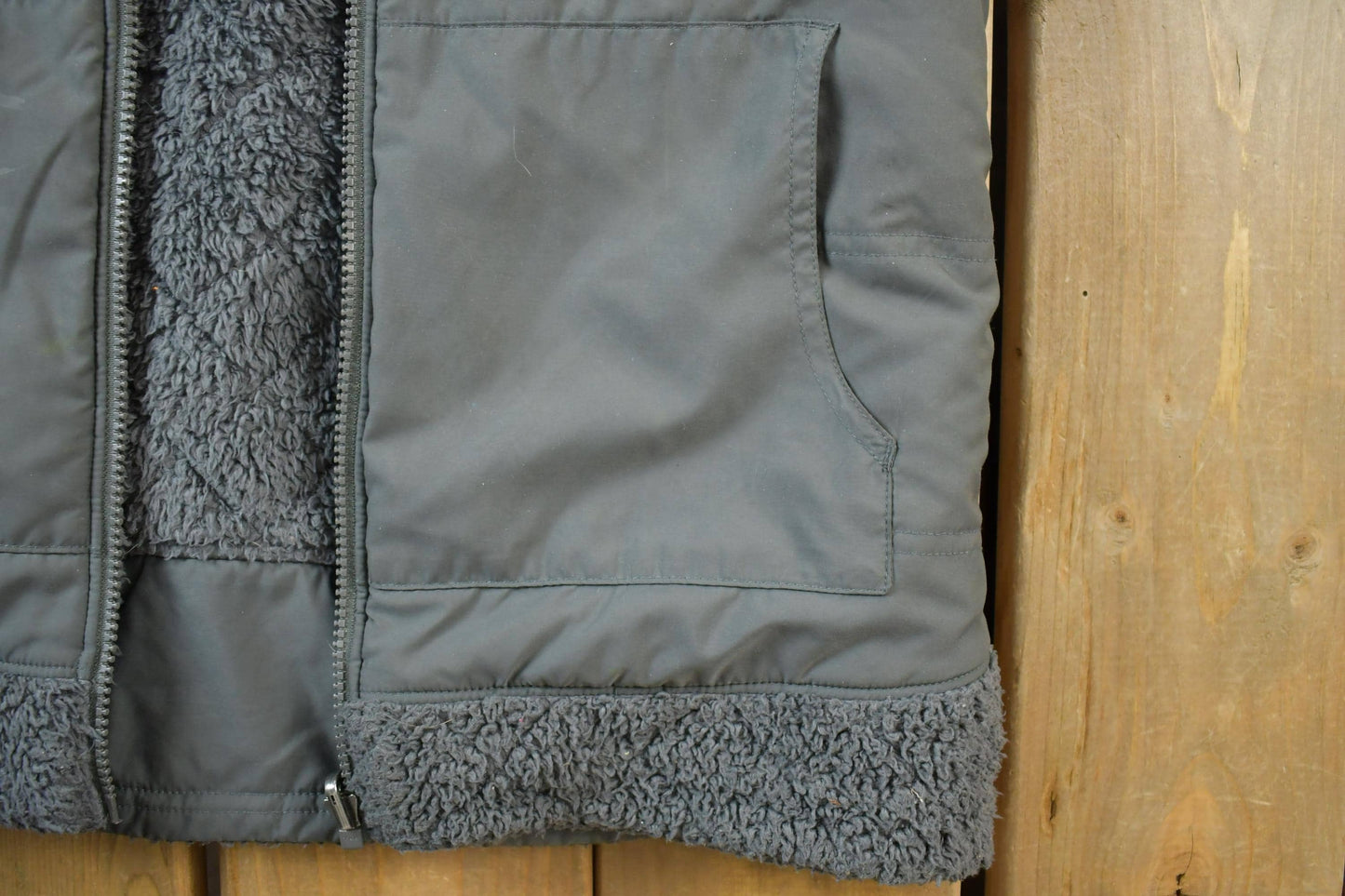 Patagonia Clothing > Gender Neutral Adult Clothing > Hoodies & Sweatshirts > Sweatshirts Vintage 1990s Patagonia Reversible Fleece Hooded Sweater Vest Men's S