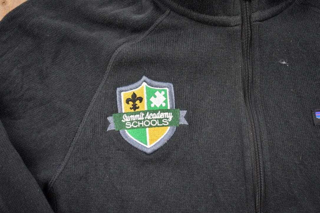 Patagonia Clothing > Gender Neutral Adult Clothing > Hoodies & Sweatshirts > Sweatshirts Vintage 1990s Summit Academy Schools Patagonia Fleece Sweater Women's S