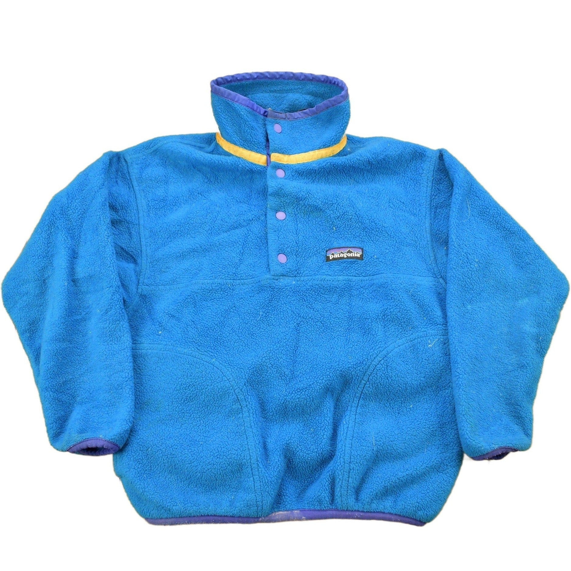 Patagonia Clothing > Gender Neutral Kids' Clothing > Hoodies & Sweatshirts > Sweatshirts Vintage 1999 Patagonia T-Snap Fleece Kids Size Sweater Youth M