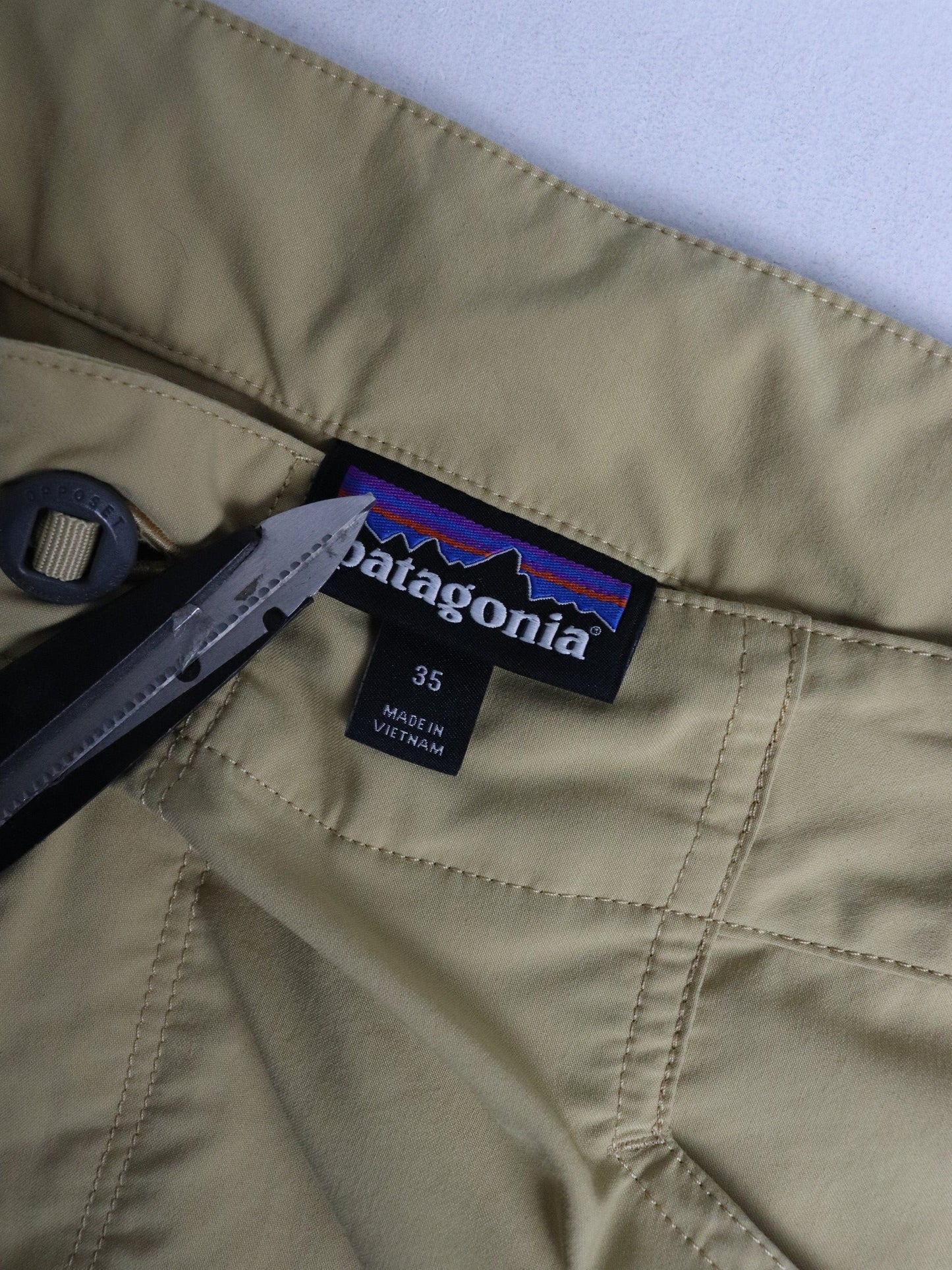 Patagonia Pants Mens 35 Yellow Hiking