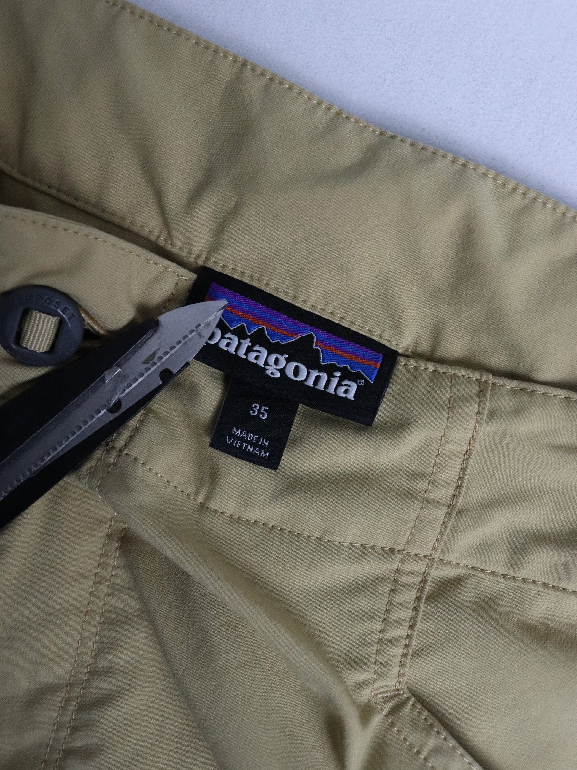 Patagonia Pants Mens 35 Yellow Hiking