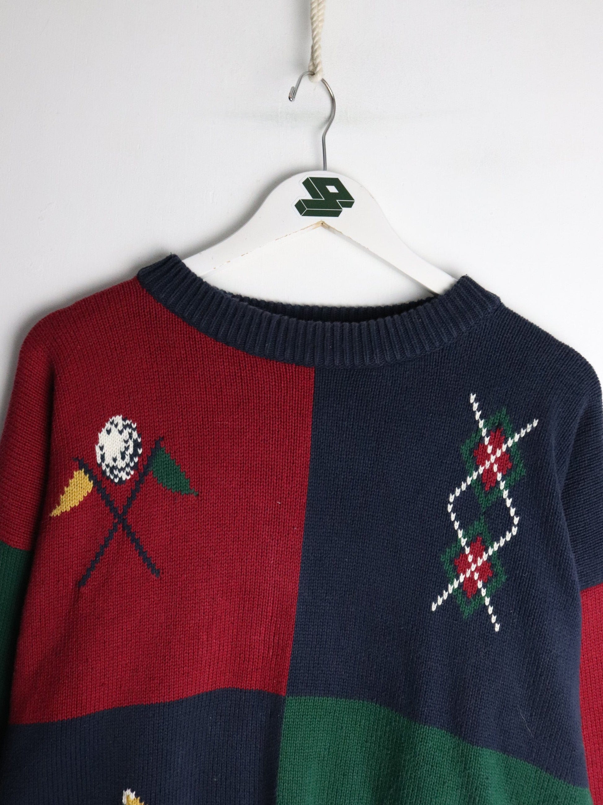 Payne Stewart Sweater Mens XL Blue Knit Golf from propervintagecanada