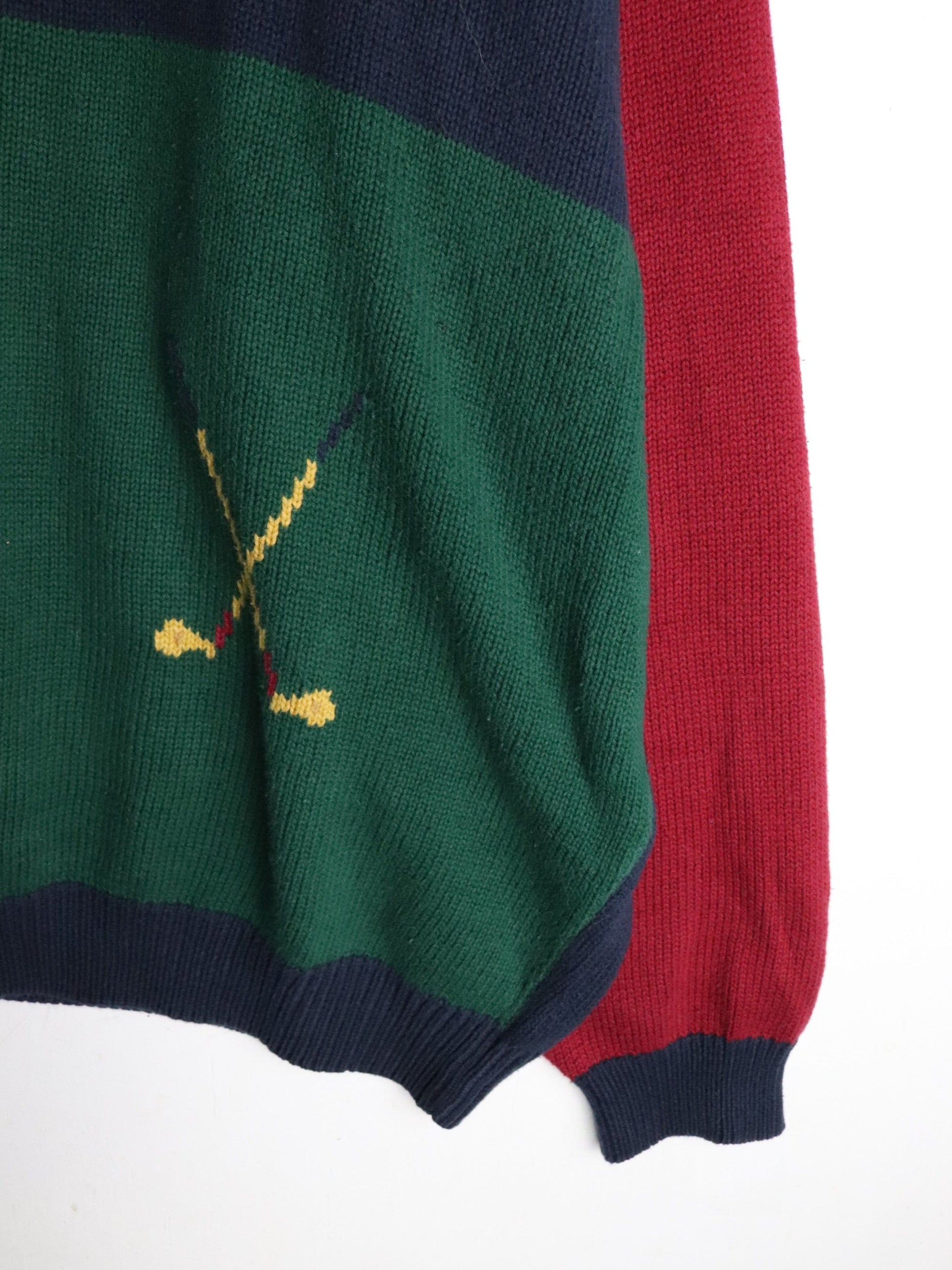 Payne Stewart Sweater Mens XL Blue Knit Golf from propervintagecanada