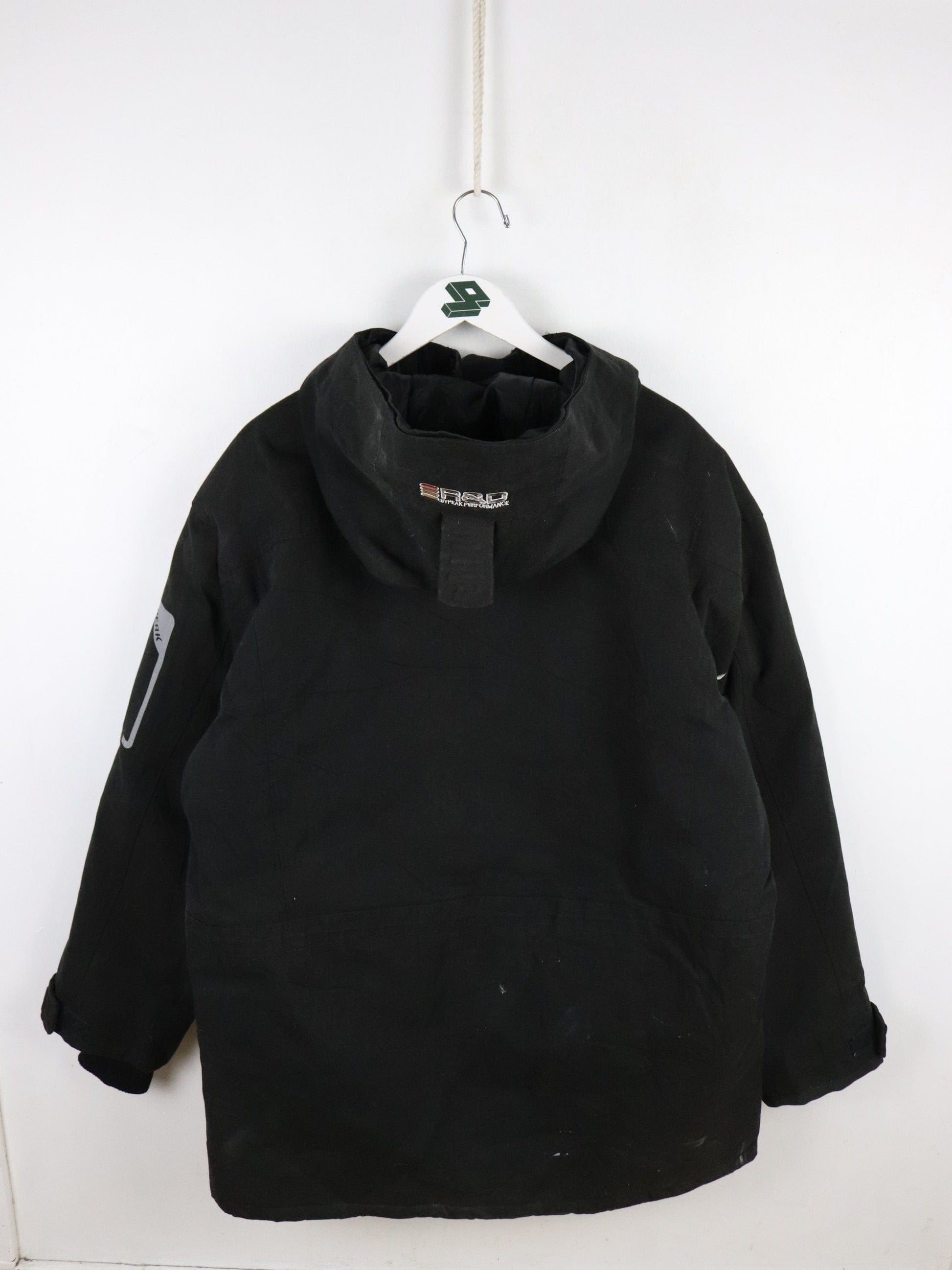 Peak Performance Gore Tex Jacket Mens XL Black Ski Parka from propervintagecanada