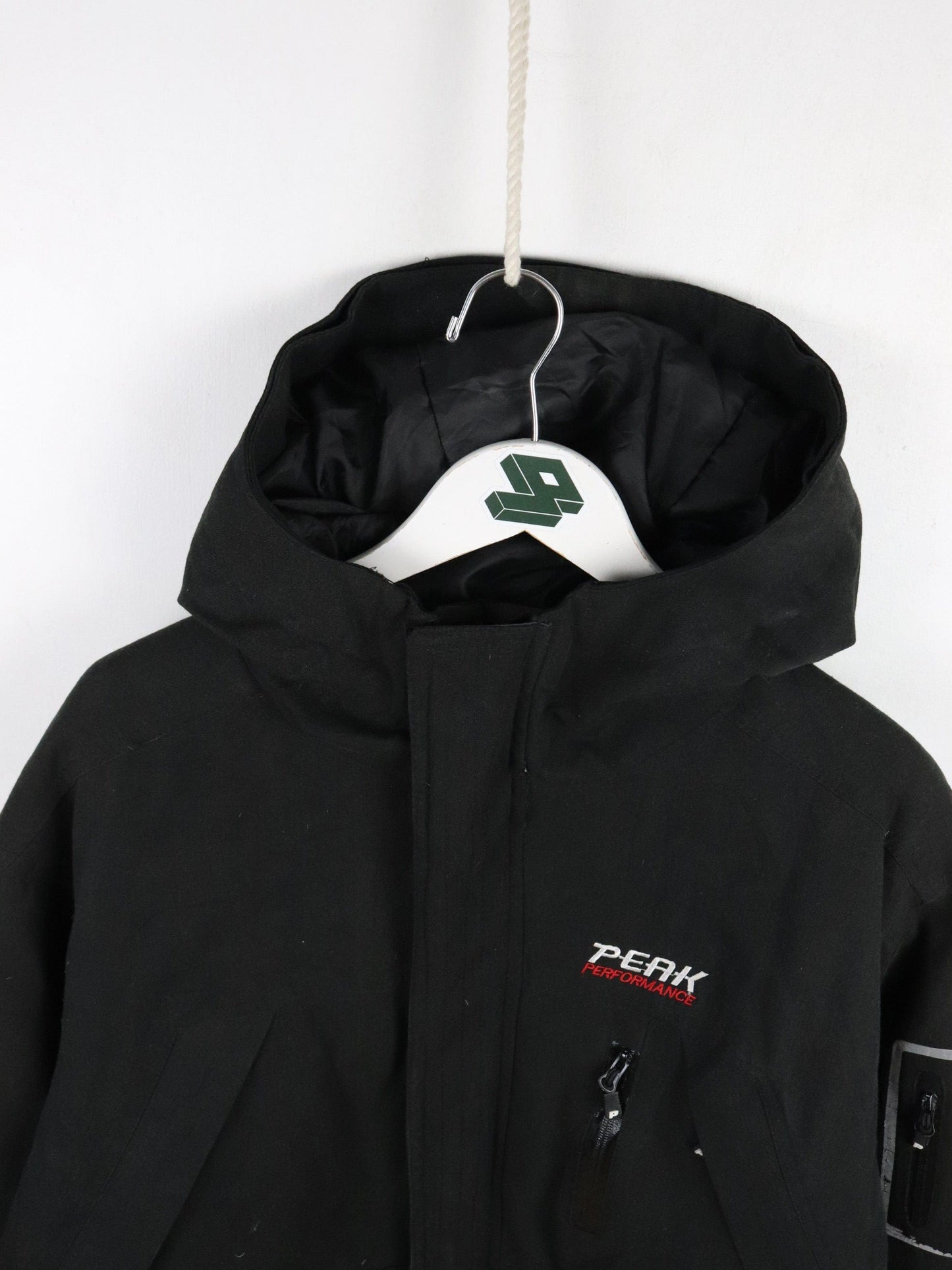 Peak Performance Gore Tex Jacket Mens XL Black Ski Parka from propervintagecanada