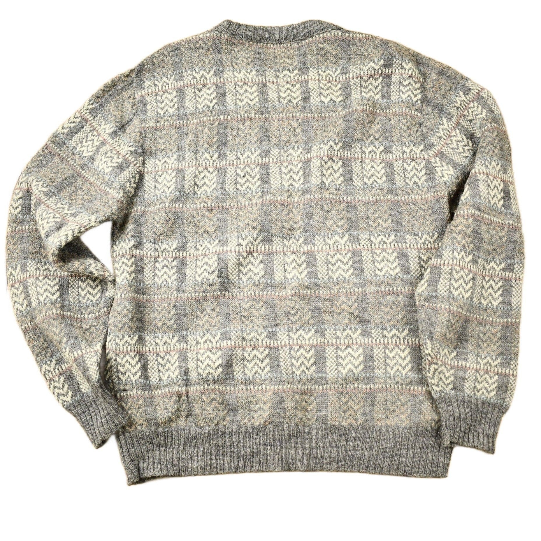 Pendleton Clothing > Gender Neutral Adult Clothing > Hoodies & Sweatshirts > Sweatshirts Vintage 1970s Pendleton Country Traditionals 100% Wool Knit Crewneck Sweater Men's Large