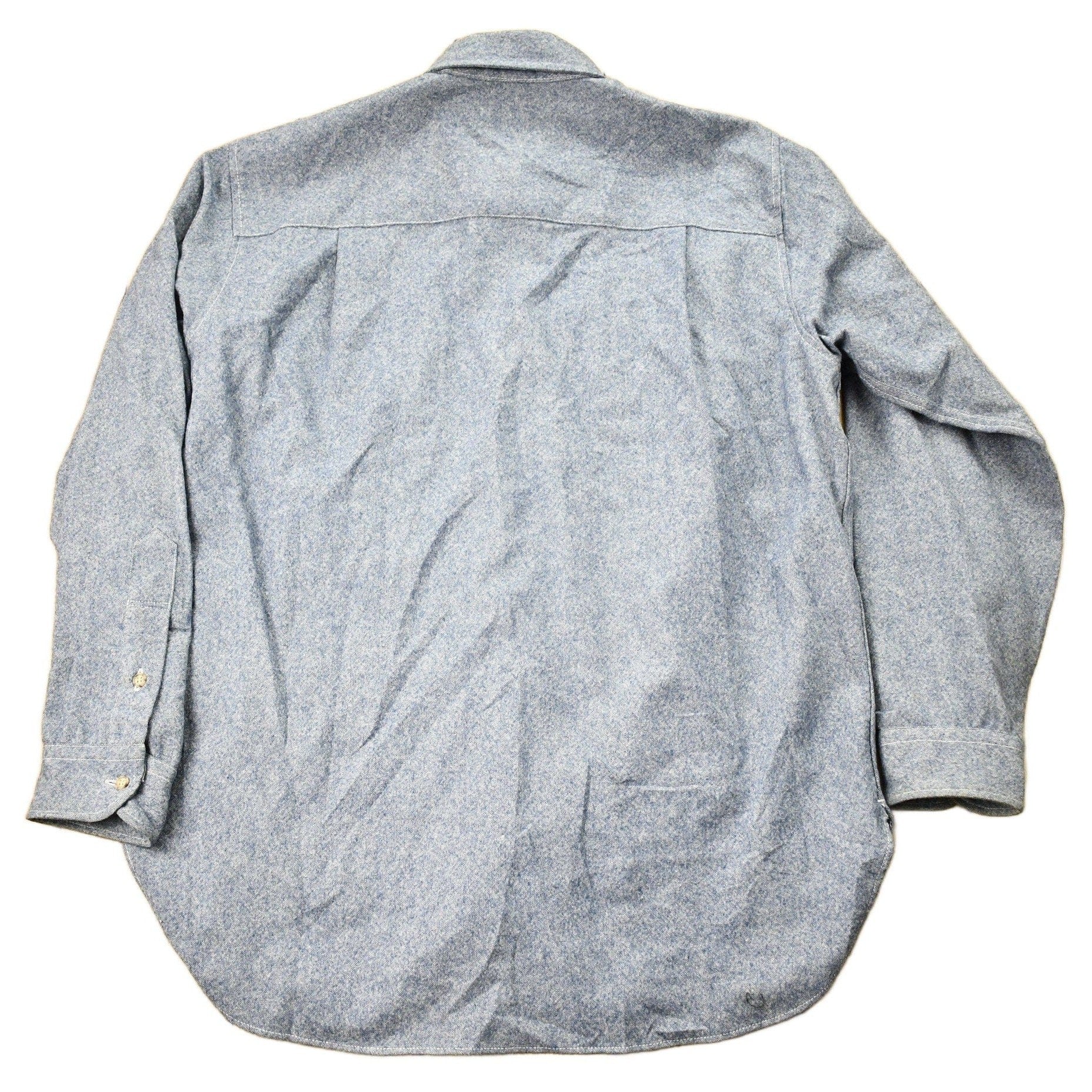 Pendleton Clothing > Men's Clothing > Shirts & Tees > Oxfords & Button Downs Vintage 1960s Pendleton Blank Button Up Shirt Men's Large