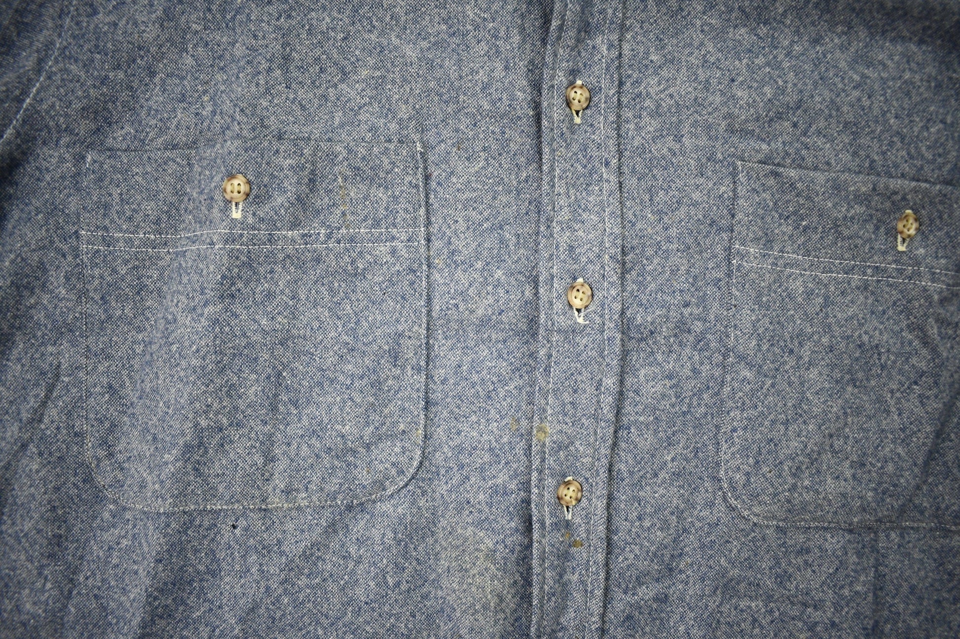 Pendleton Clothing > Men's Clothing > Shirts & Tees > Oxfords & Button Downs Vintage 1960s Pendleton Blank Button Up Shirt Men's Large