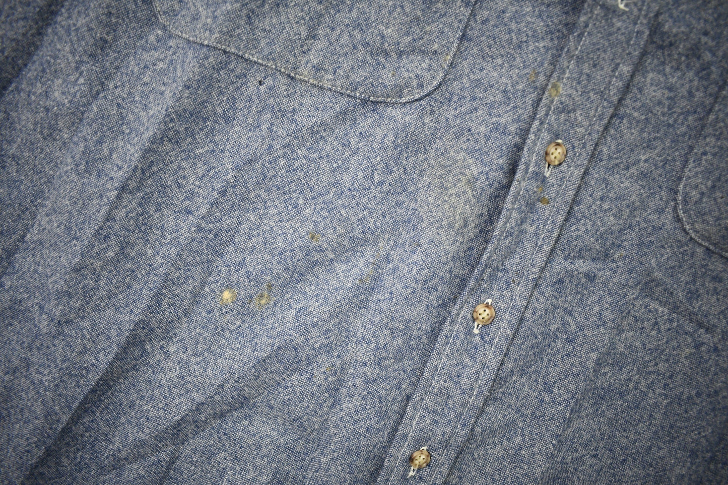 Pendleton Clothing > Men's Clothing > Shirts & Tees > Oxfords & Button Downs Vintage 1960s Pendleton Blank Button Up Shirt Men's Large